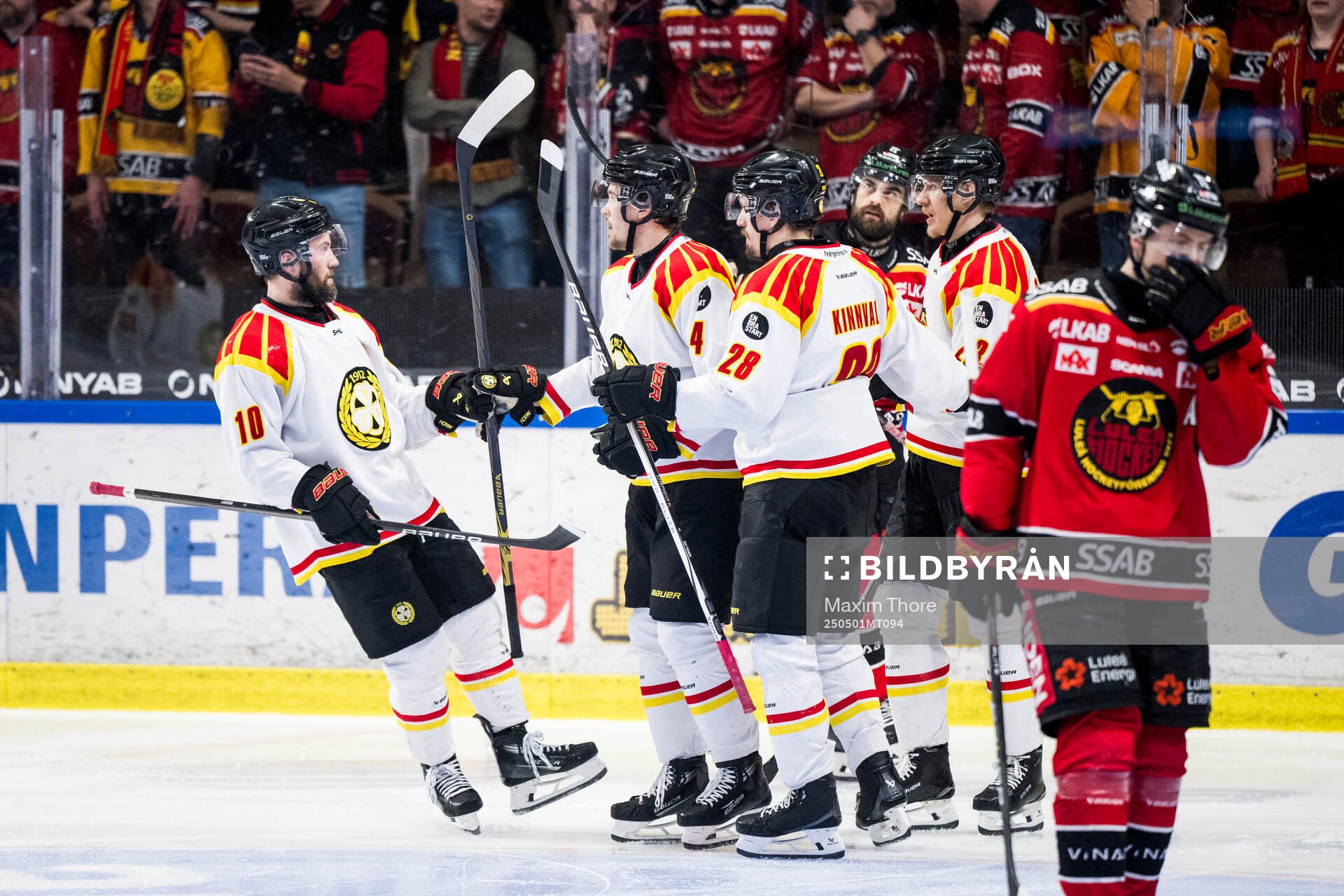 Brynäs Theo Lindstein jublar