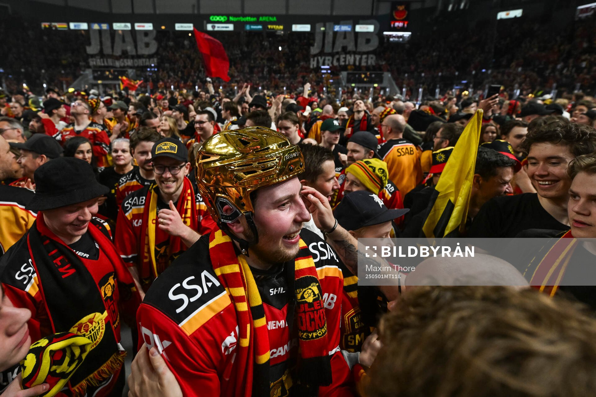 Luleås David Granberg jublar