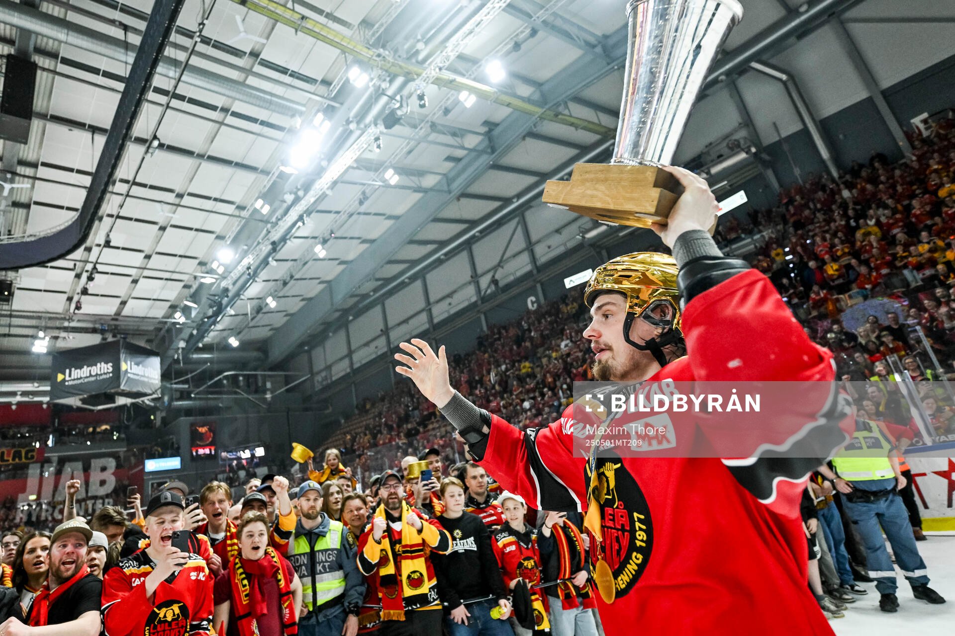 Luleås Markus Nurmi jublar