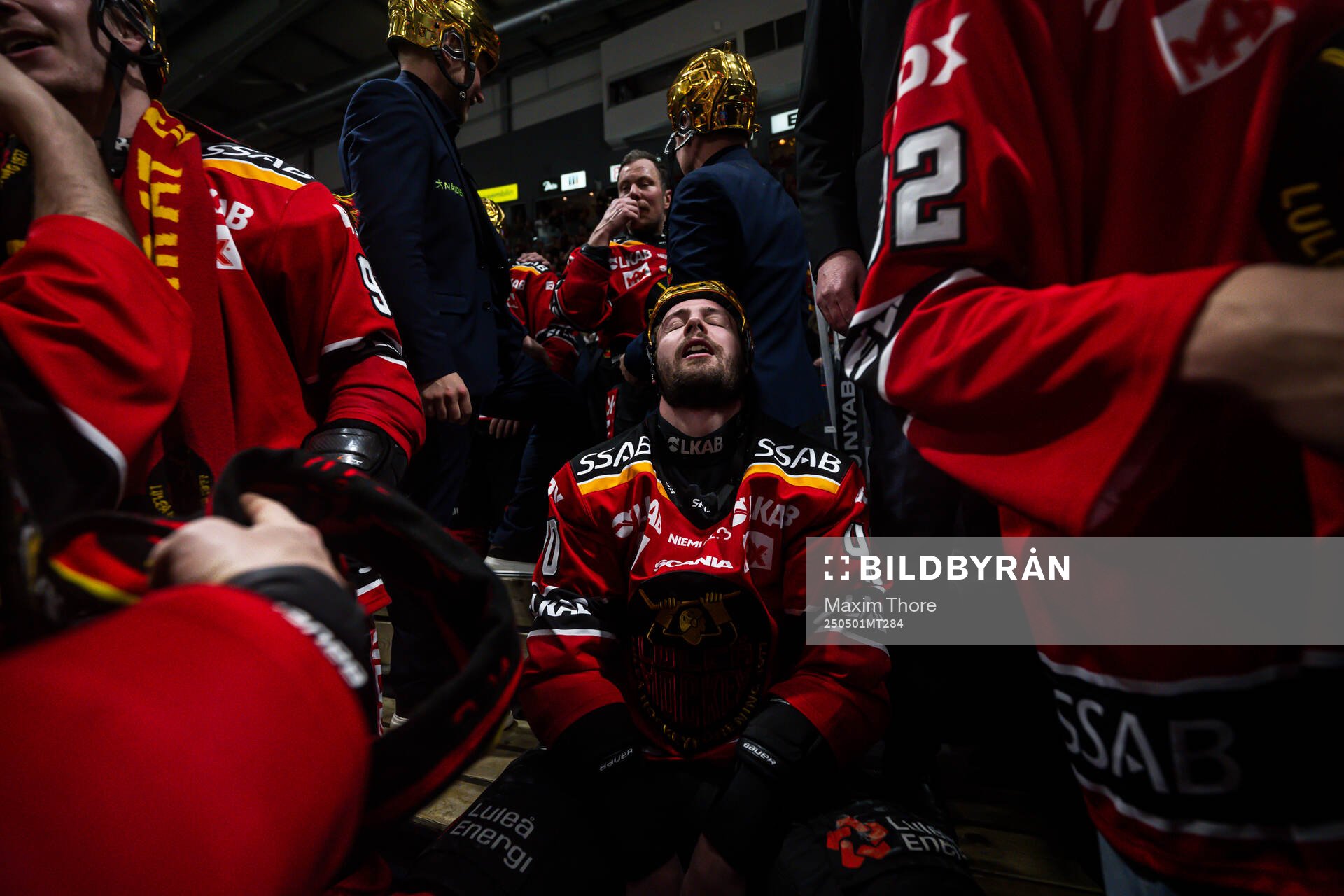 Luleås David Lilja jublar