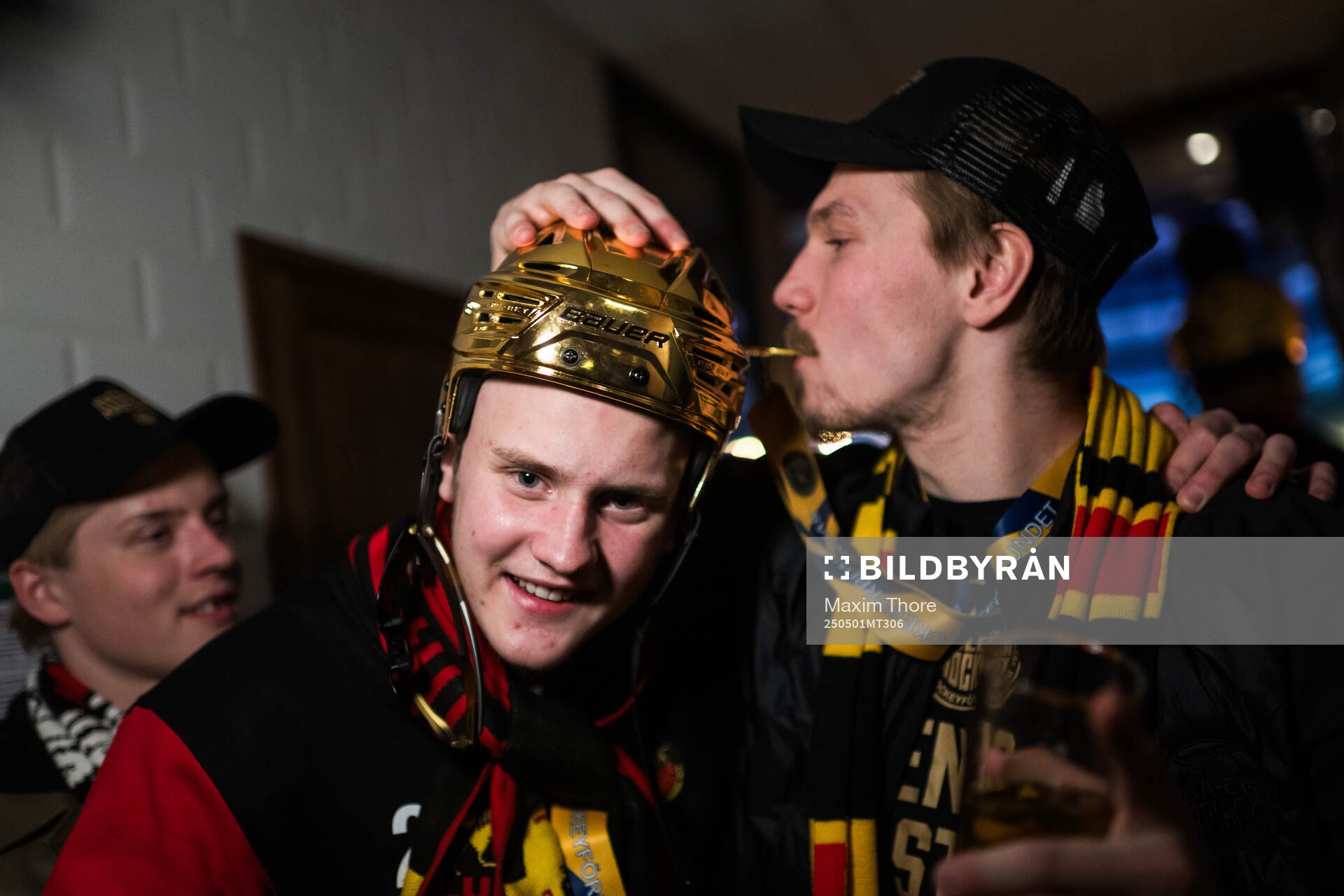 Lulåes spelare och supportrar jublar