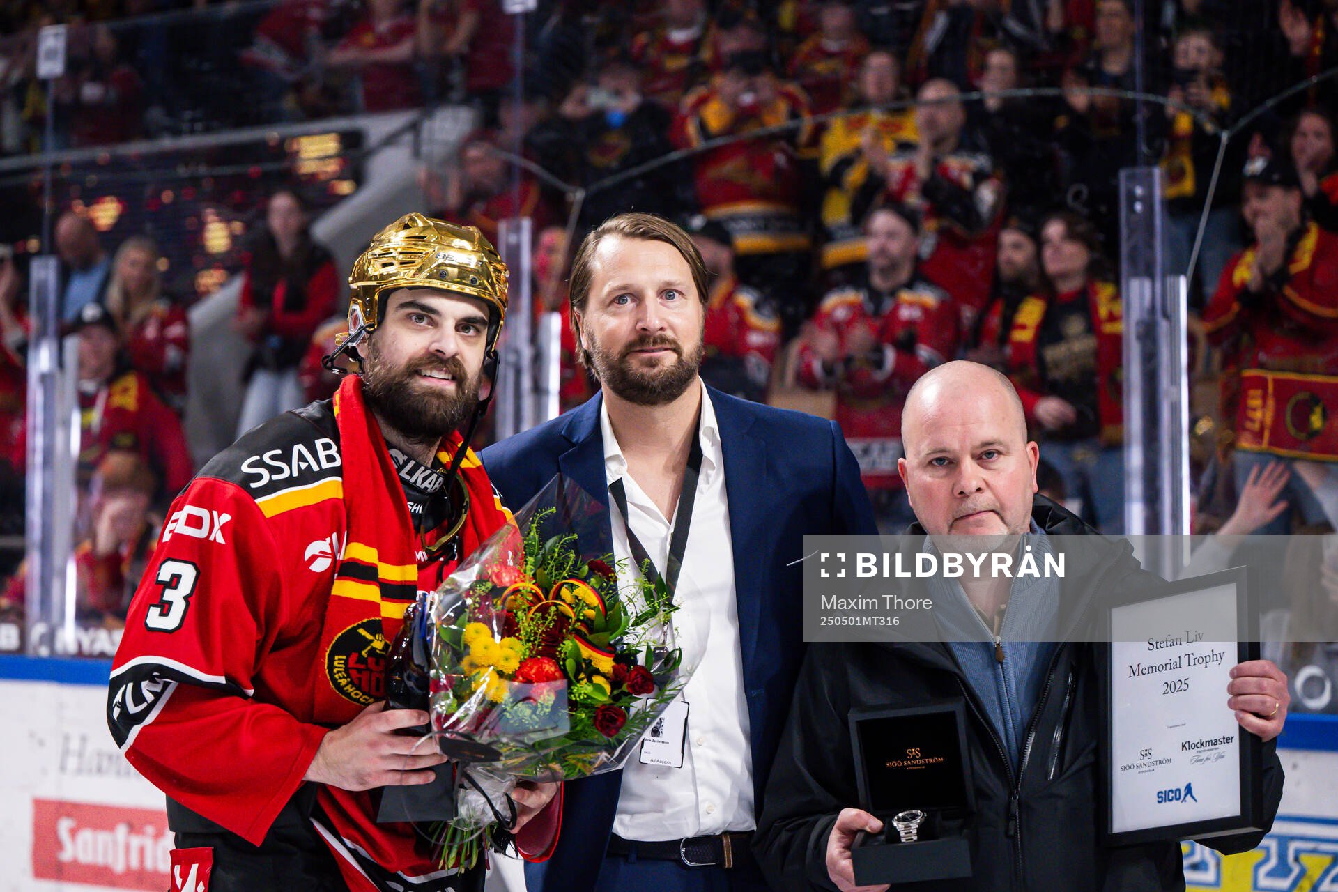 Luleås Frederic Allard tilldelas Stefan Liv Memorial Trophy