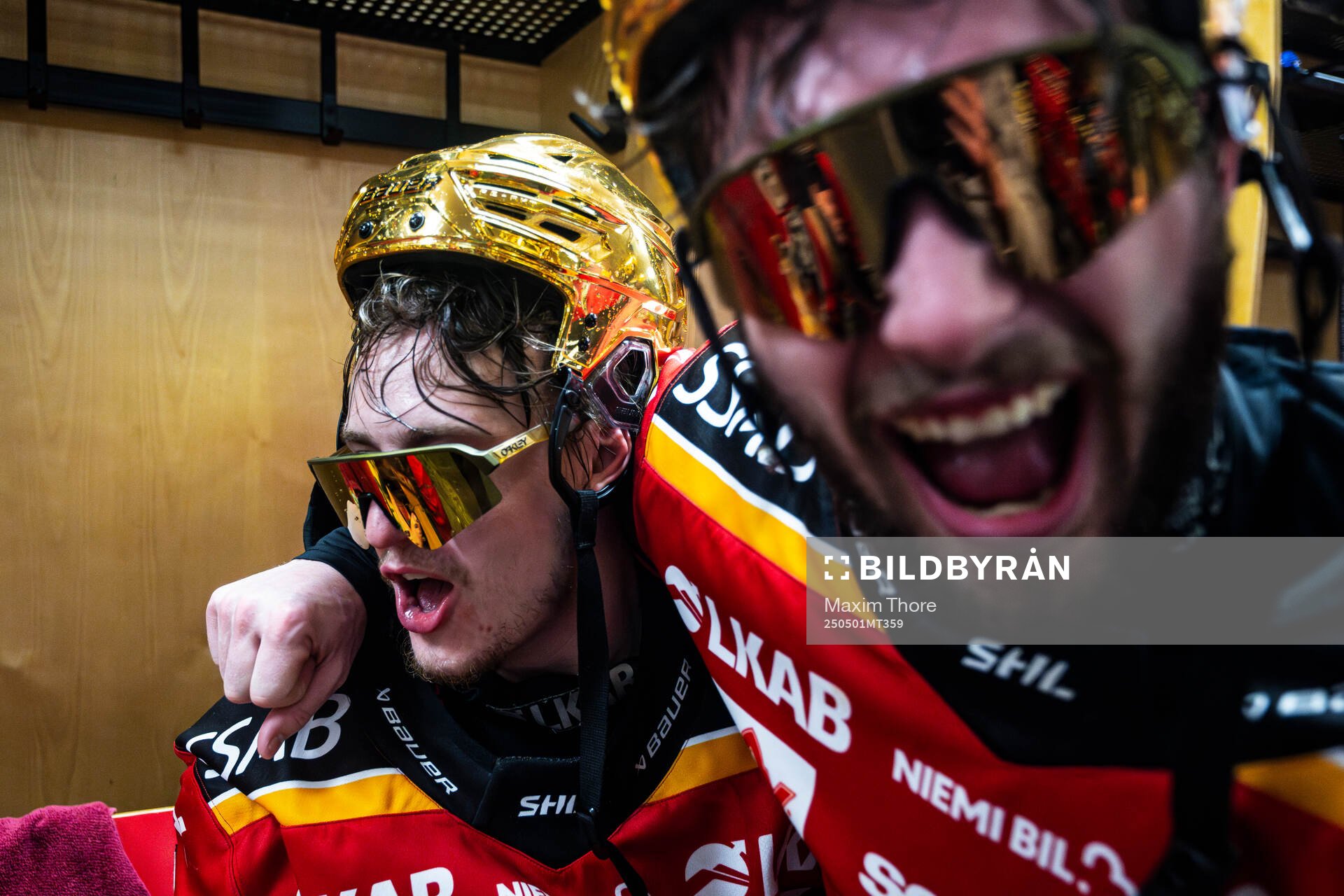Luleås Pontus Andreasson jublar