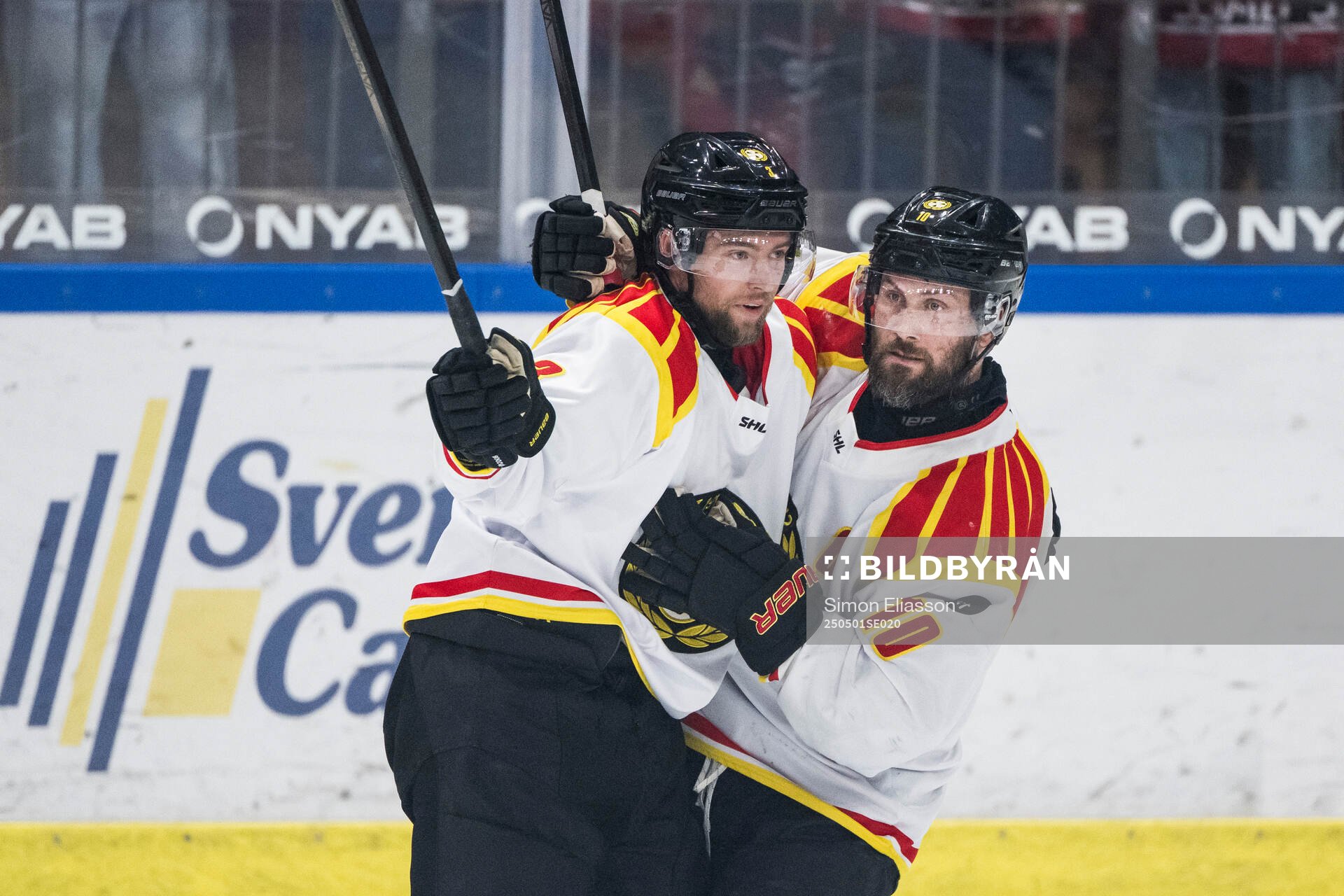 Brynäs Christian Djoos, Johan Larsson jublar