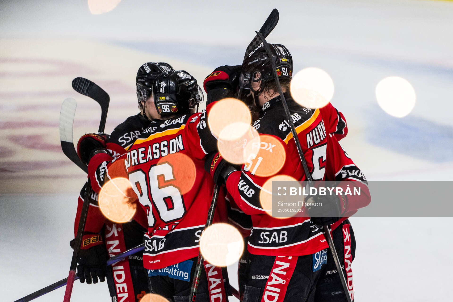 Luleås Marcus Hardegård jublar