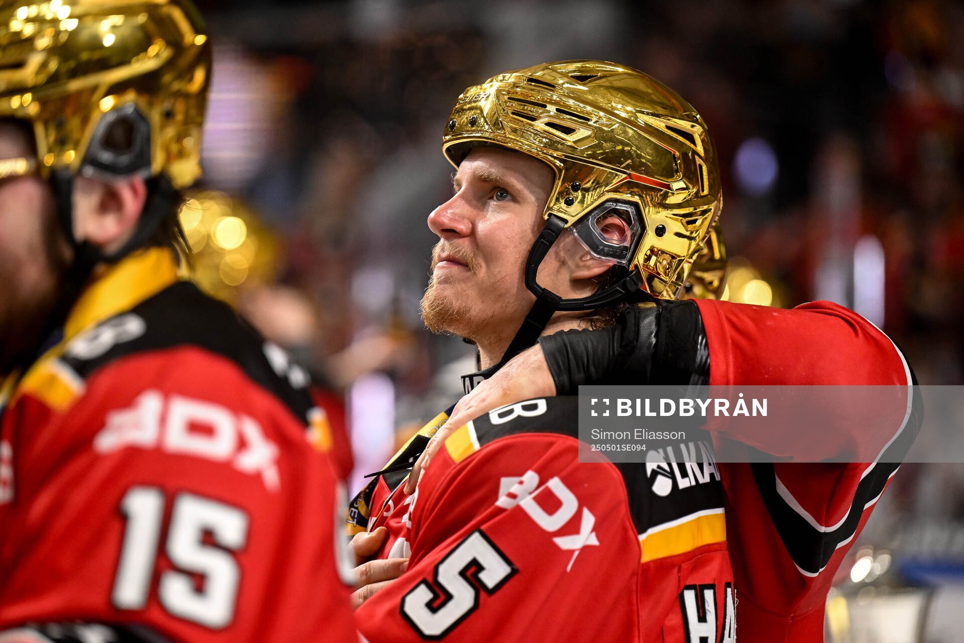 Luleås Marcus Hardegård jublar