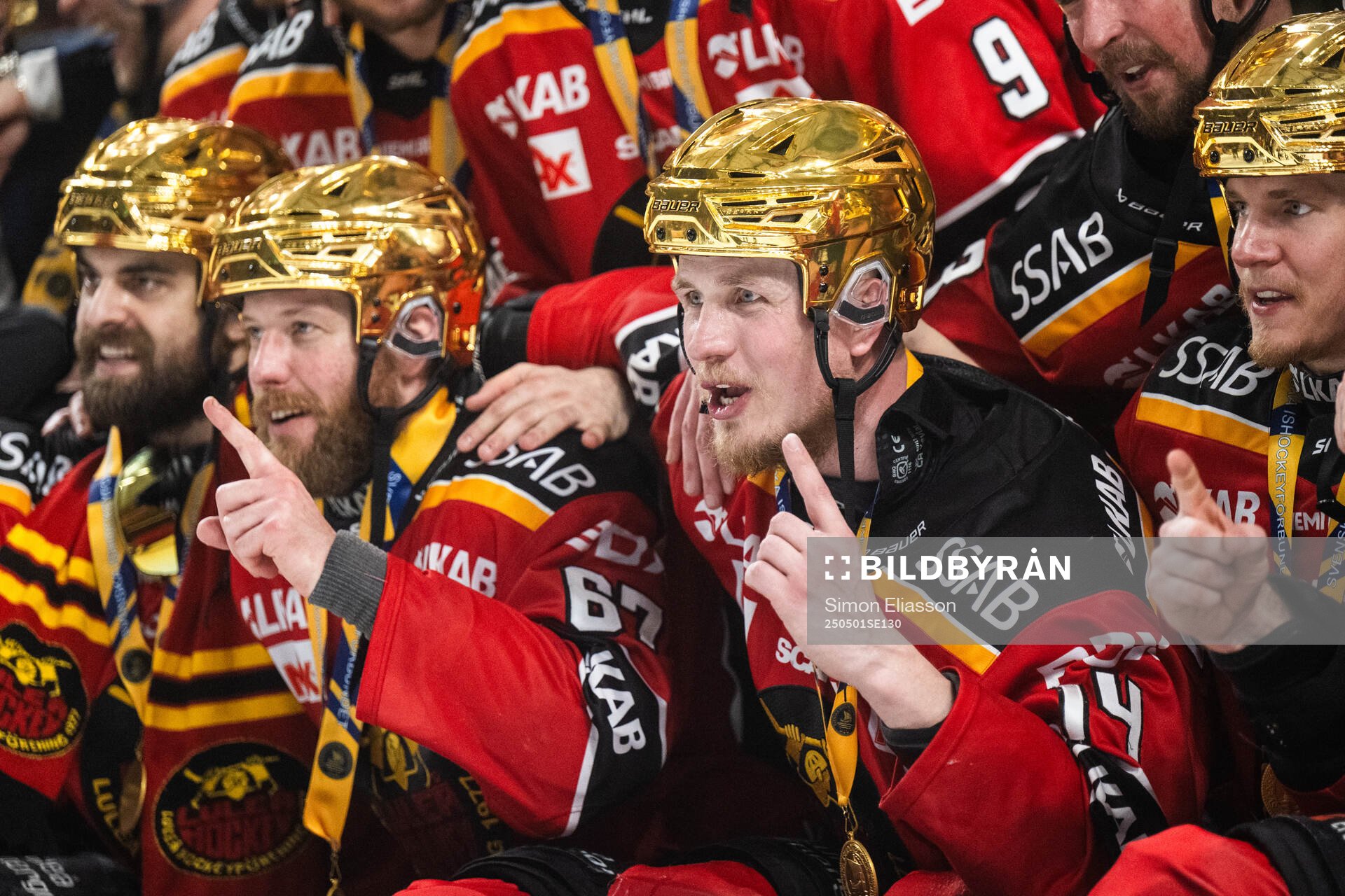 Luleås Jonas Berglund jublar