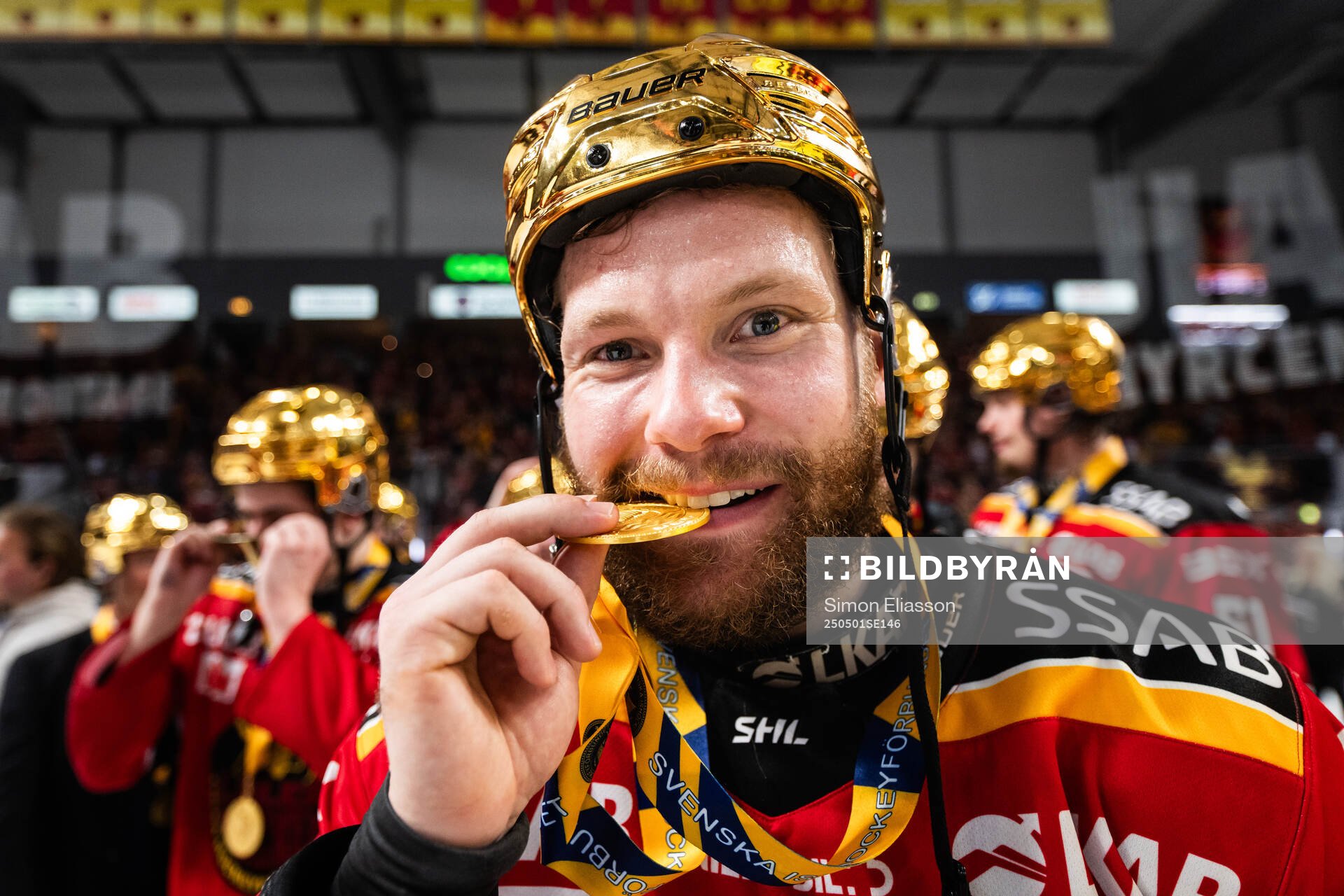 Luleås Einar Emanuelsson jublar
