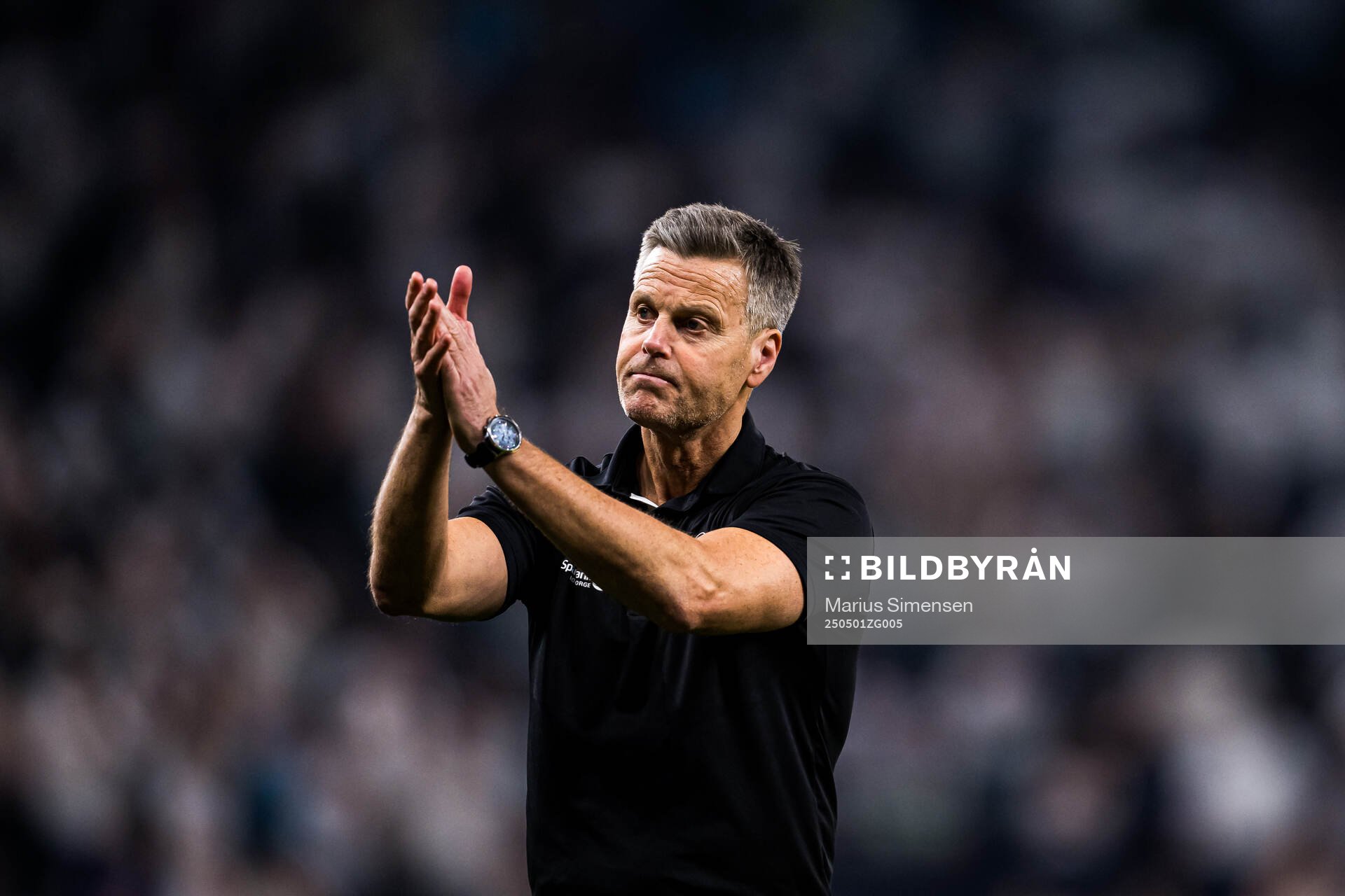 Kjetil Knutsen, head coach of Bodø/Glimt, after the UEFA Europa League semi-final football match between Tottenham and Bodø/Glimt on May 1, 2025 in London.