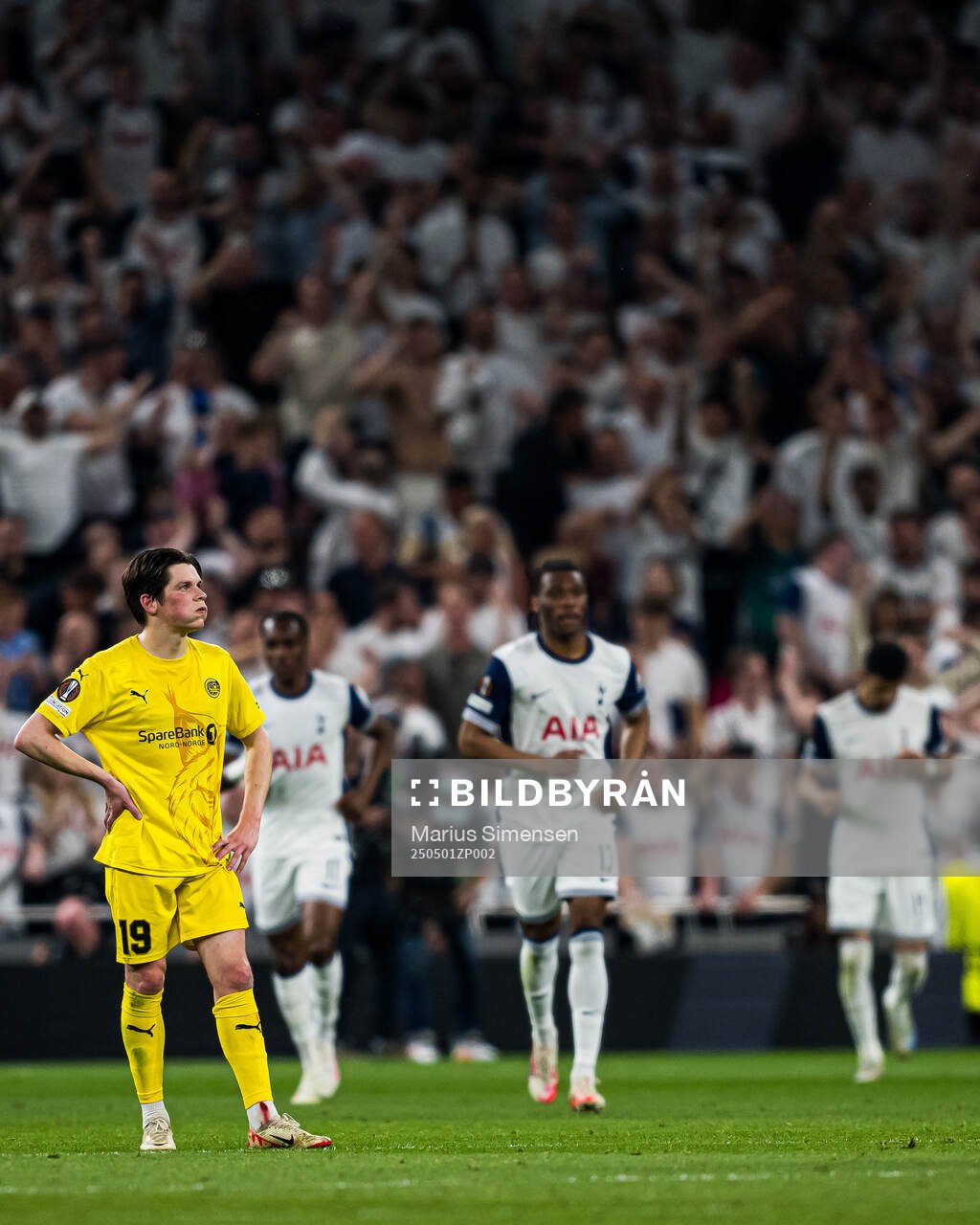 Sondre Brunstad Fet of Bodø/Glimt looks dejected
