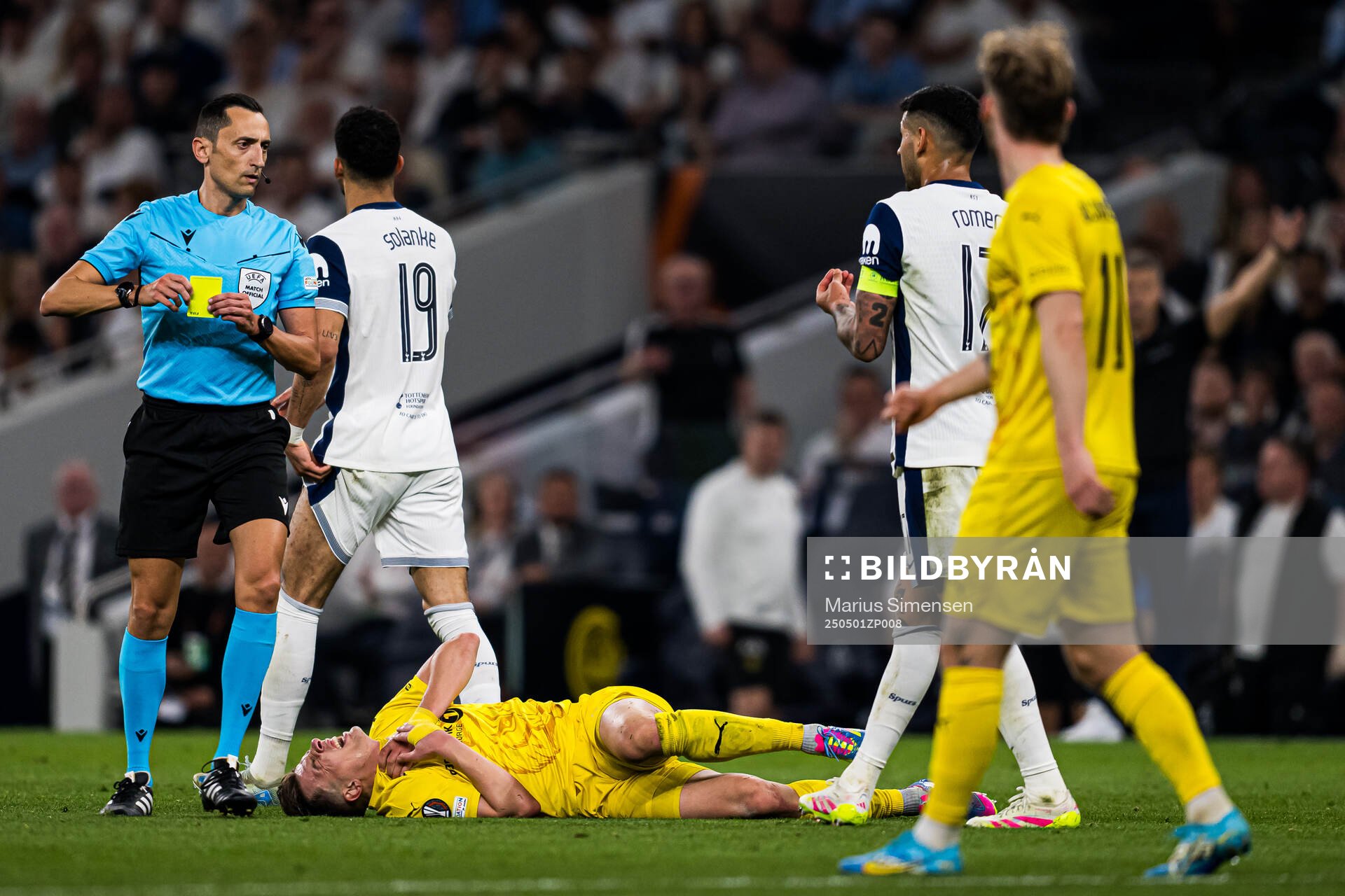 Jostein Gundersen of Bodø/Glimt in pain