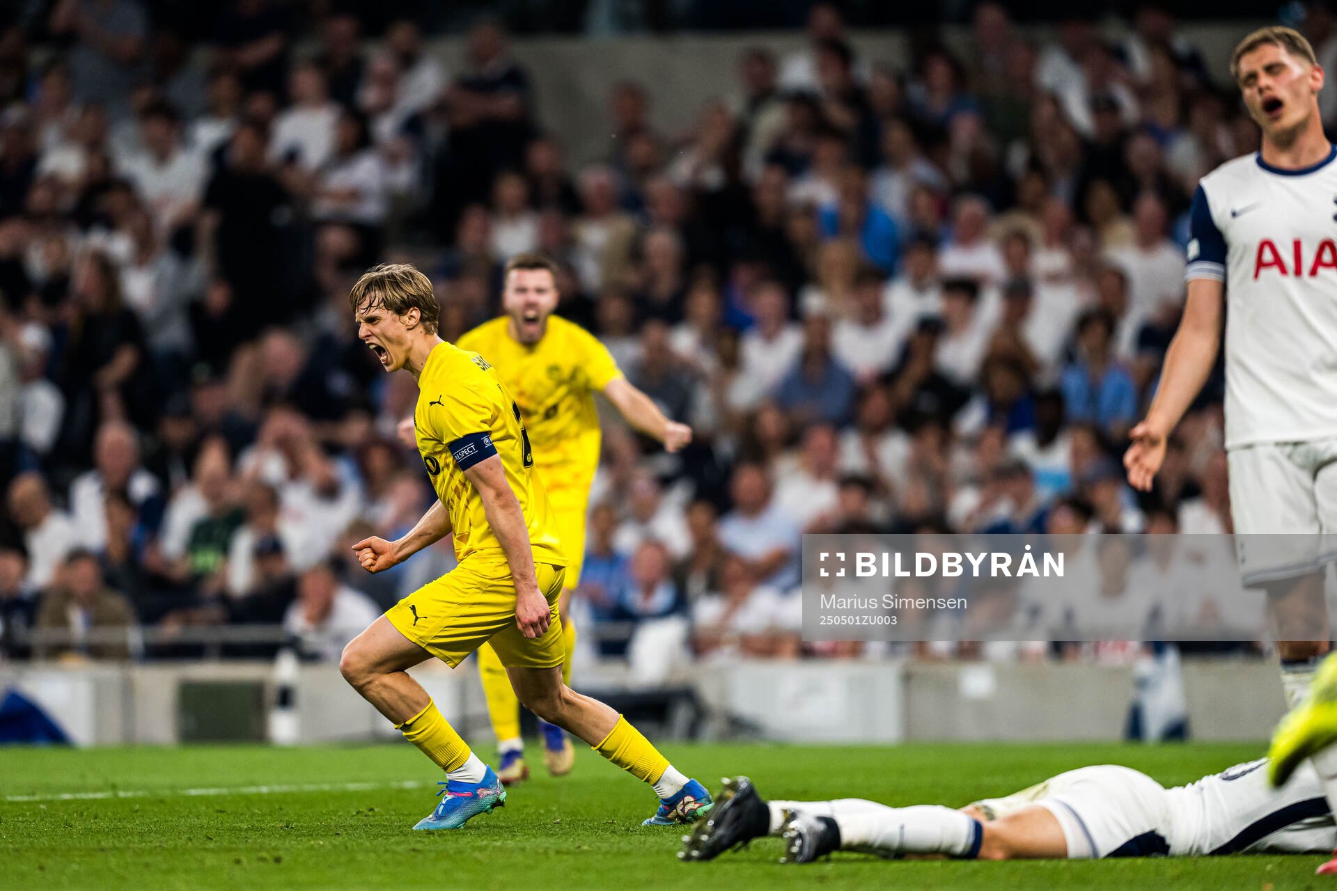Ulrik Saltnes of Bodø/Glimt celebrates