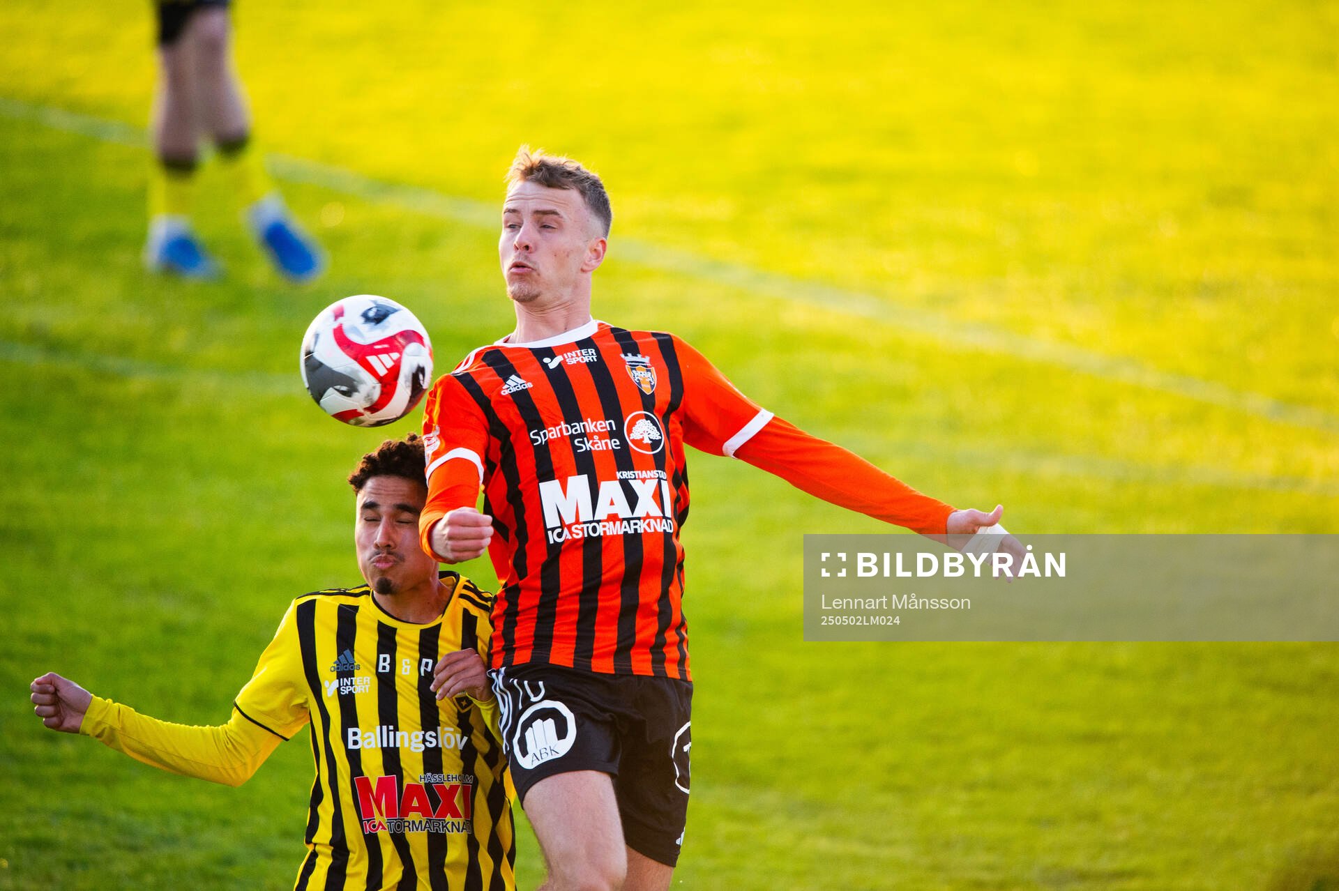 Kristianstads Viggo Asterman Friman och IFK Hässleholms