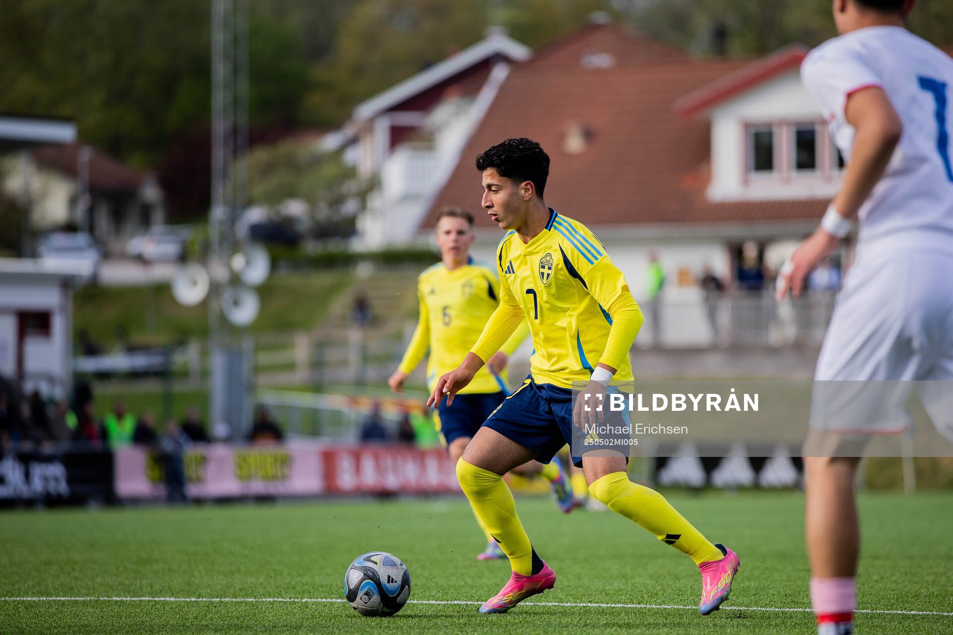 Rayan Bardghji of Sweden during the UEFA Development Tournament between Sweden and Czech Republic on May 2, 2025 in Lysekil.