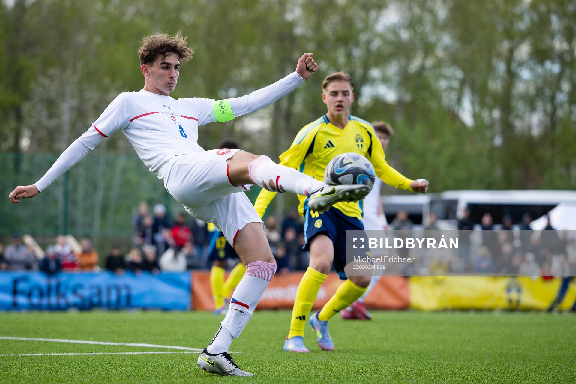 André Thomas Sivok of Czech Republic during the UEFA Development Tournament between Sweden and Czech Republic on May 2, 2025 in Lysekil.