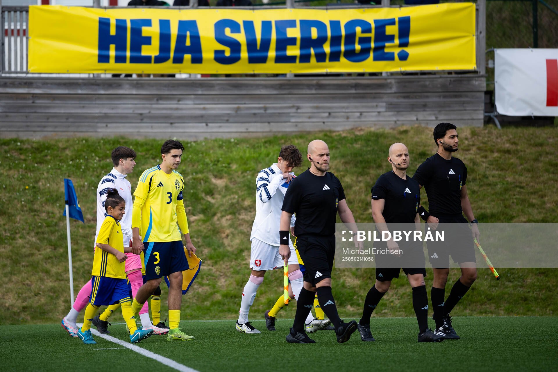 Vicente Ponnert Hidalgo of Sweden ahead of the UEFA Development Tournament between Sweden and Czech Republic on May 2, 2025 in Lysekil.