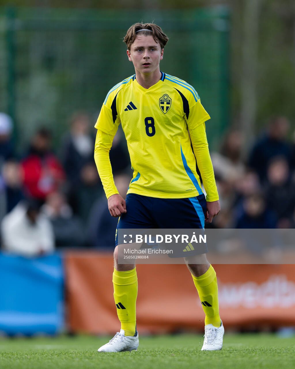 Alexander Johansson of Sweden during the UEFA Development Tournament between Sweden and Czech Republic on May 2, 2025 in Lysekil.
