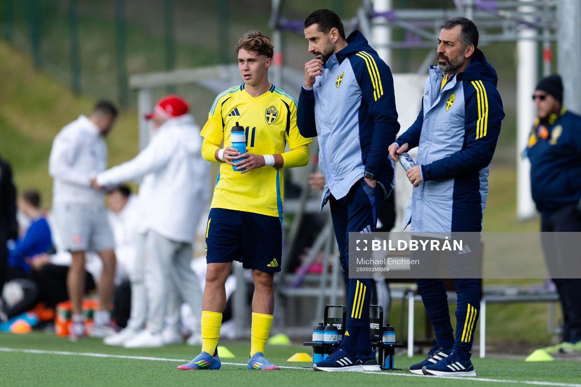Dion Mehmeti of Sweden during the UEFA Development Tournament between Sweden and Czech Republic on May 2, 2025 in Lysekil.