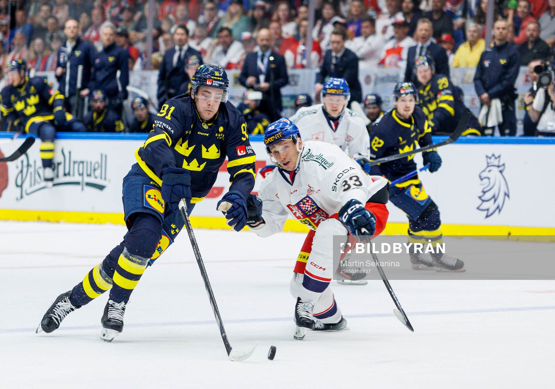 Leo Carlsson of Sweden and Jan Kostalek of Czech Republic