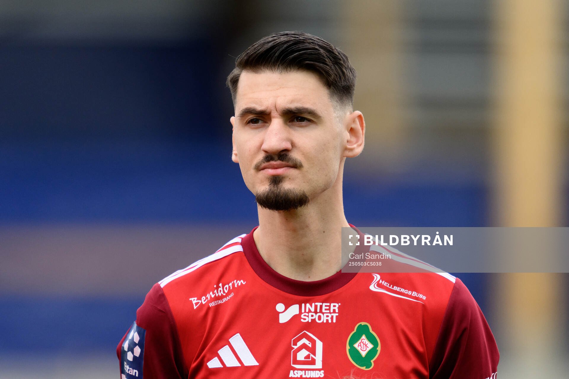 Skövde AIKs Aldin Basic vid lineup