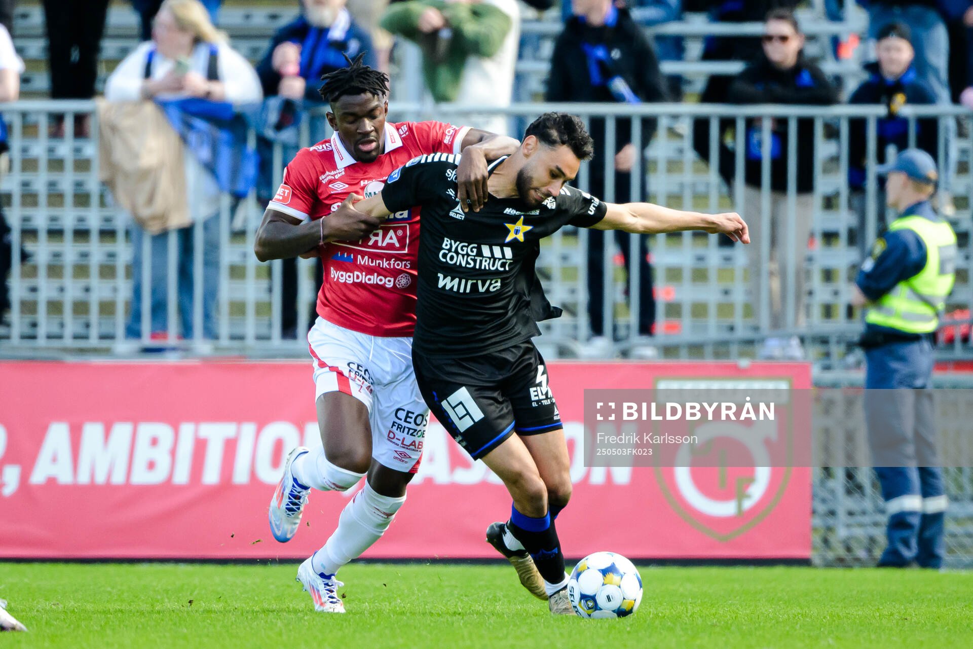 Degerfors Mamadouba Diaby och Sirius