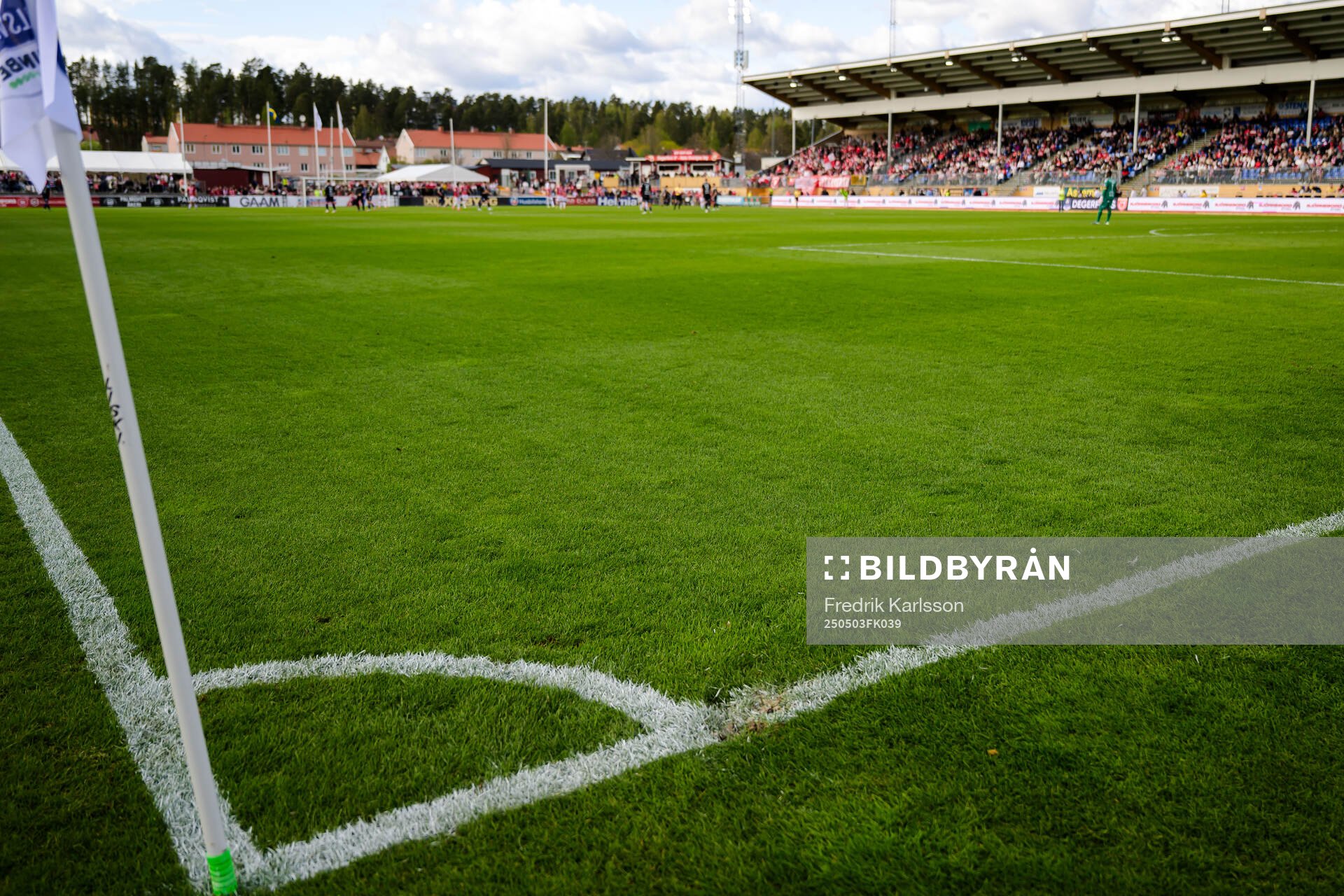 Fotbollsplanen på Stora Valla