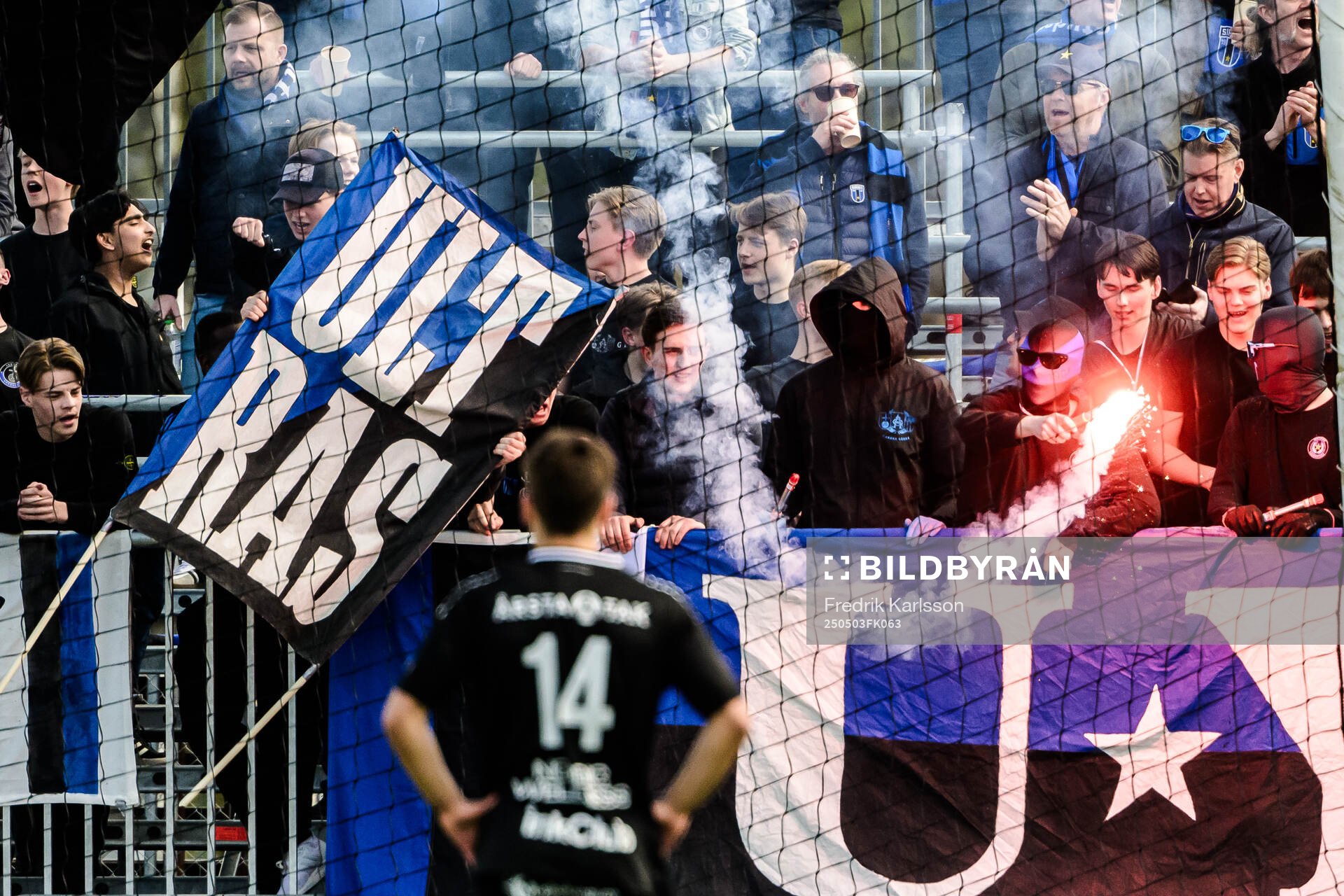 Sirius supportrar med bengal