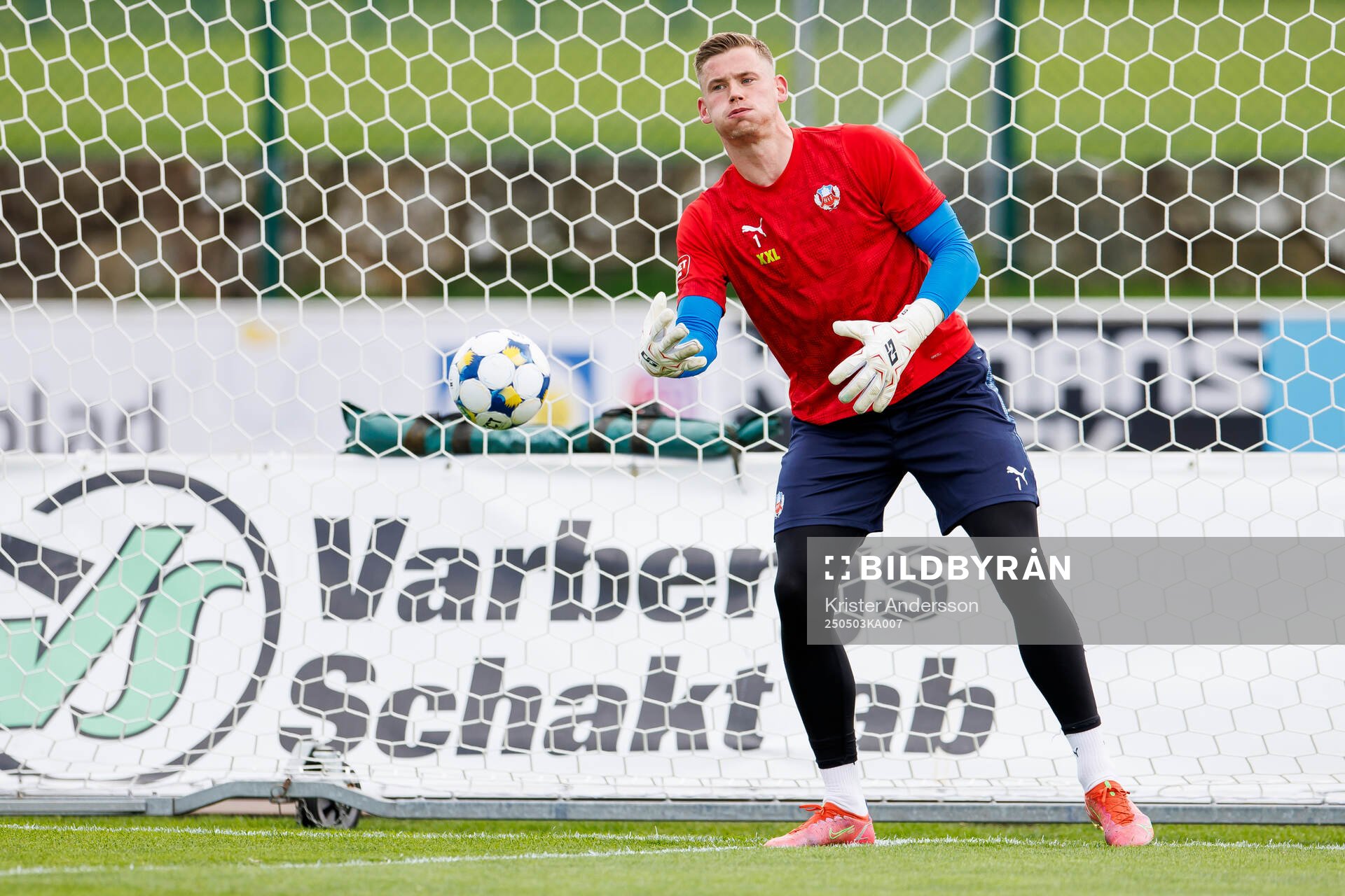 Helsingborgs målvakt Johan Brattberg