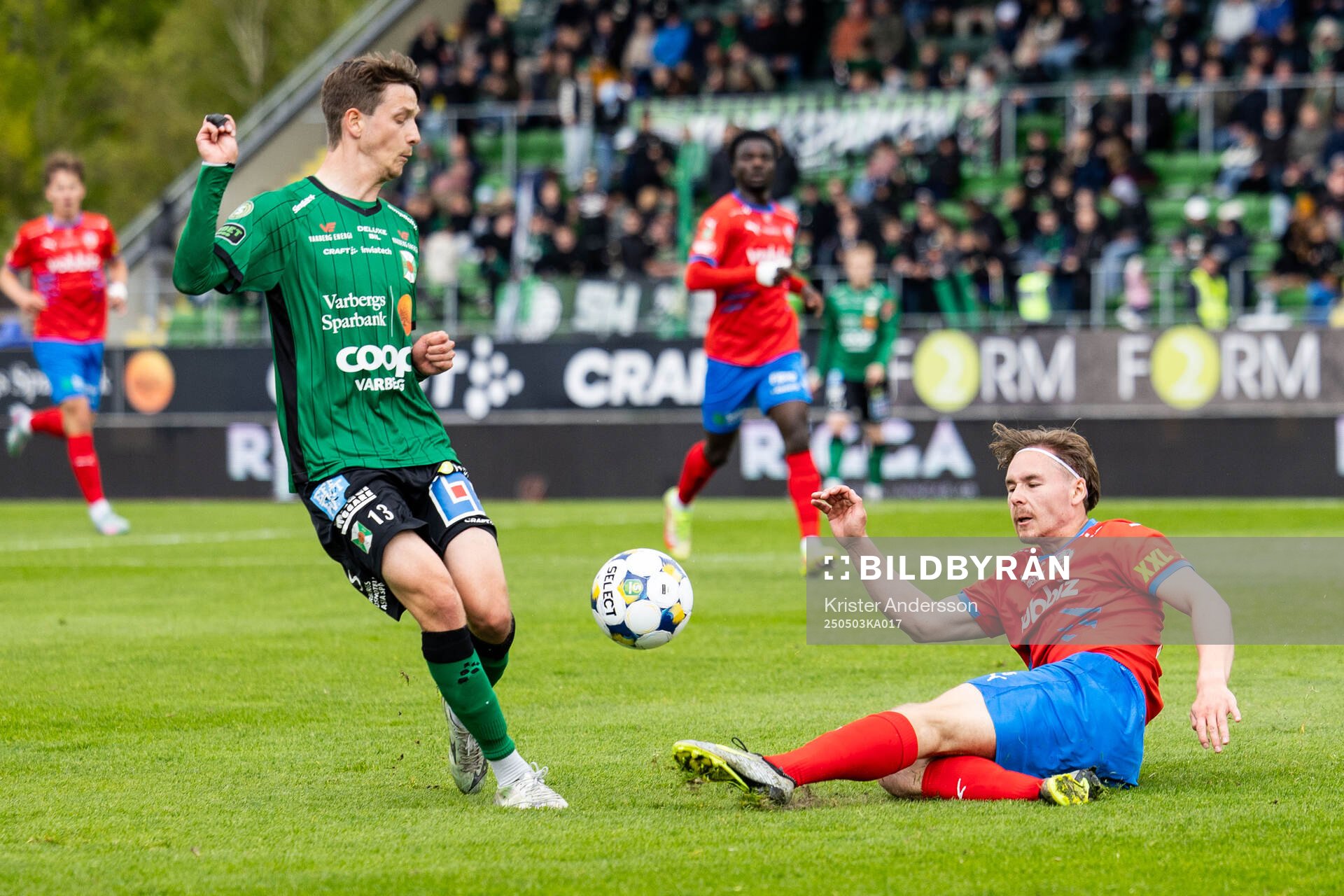 Varbergs Olle Edlund och Helsingborgs Simon Bengtsson