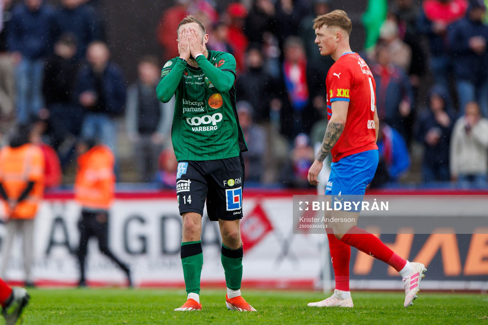 Varbergs Oliver Alfonsi deppar