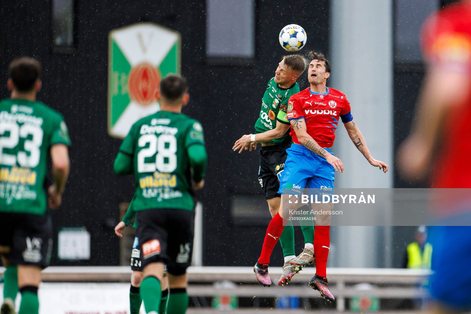 Varbergs Gustav Broman och Helsingborgs Jon Birkfeldt