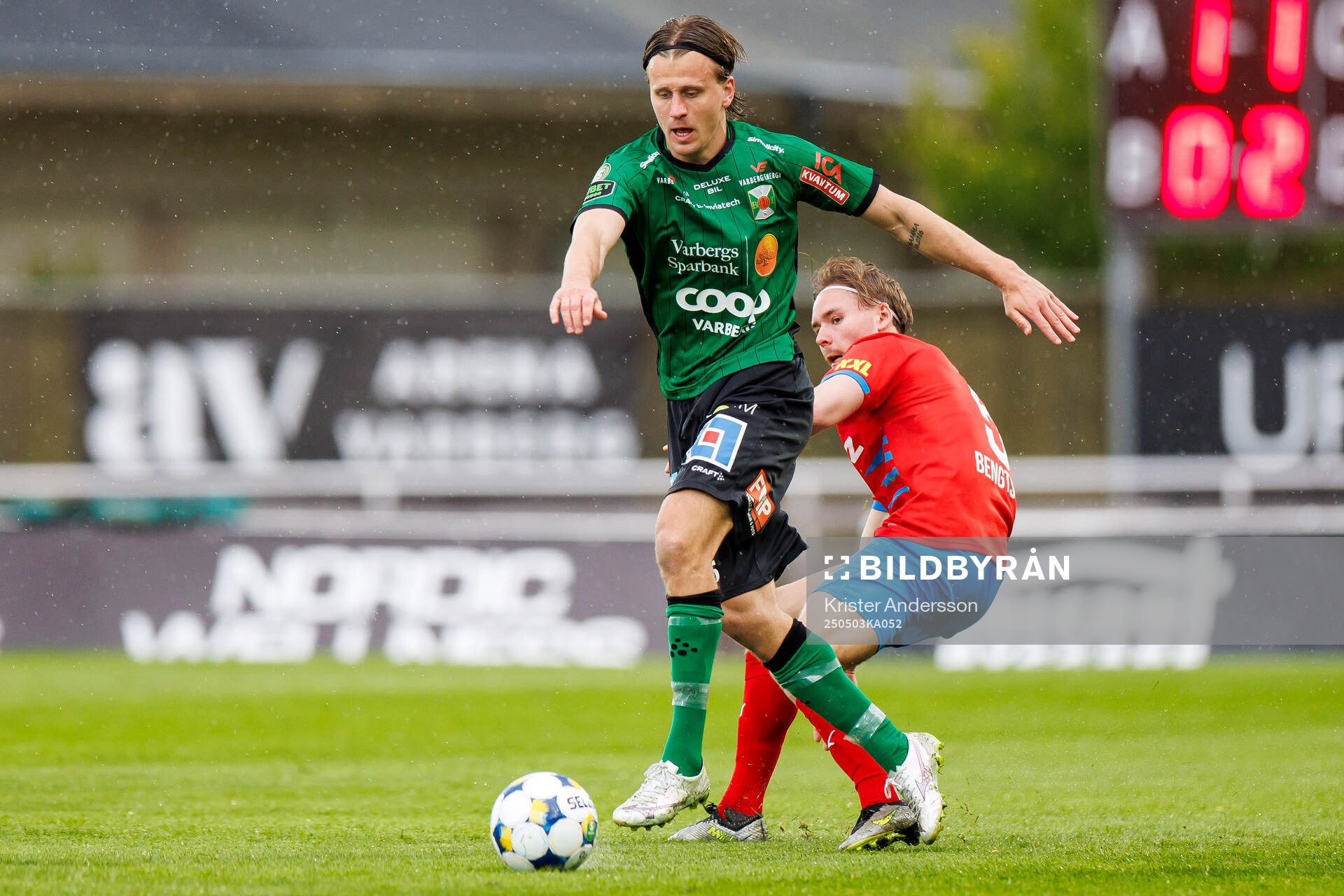 Varbergs Jesper Jonasson Westermark och Helsingborgs Simon