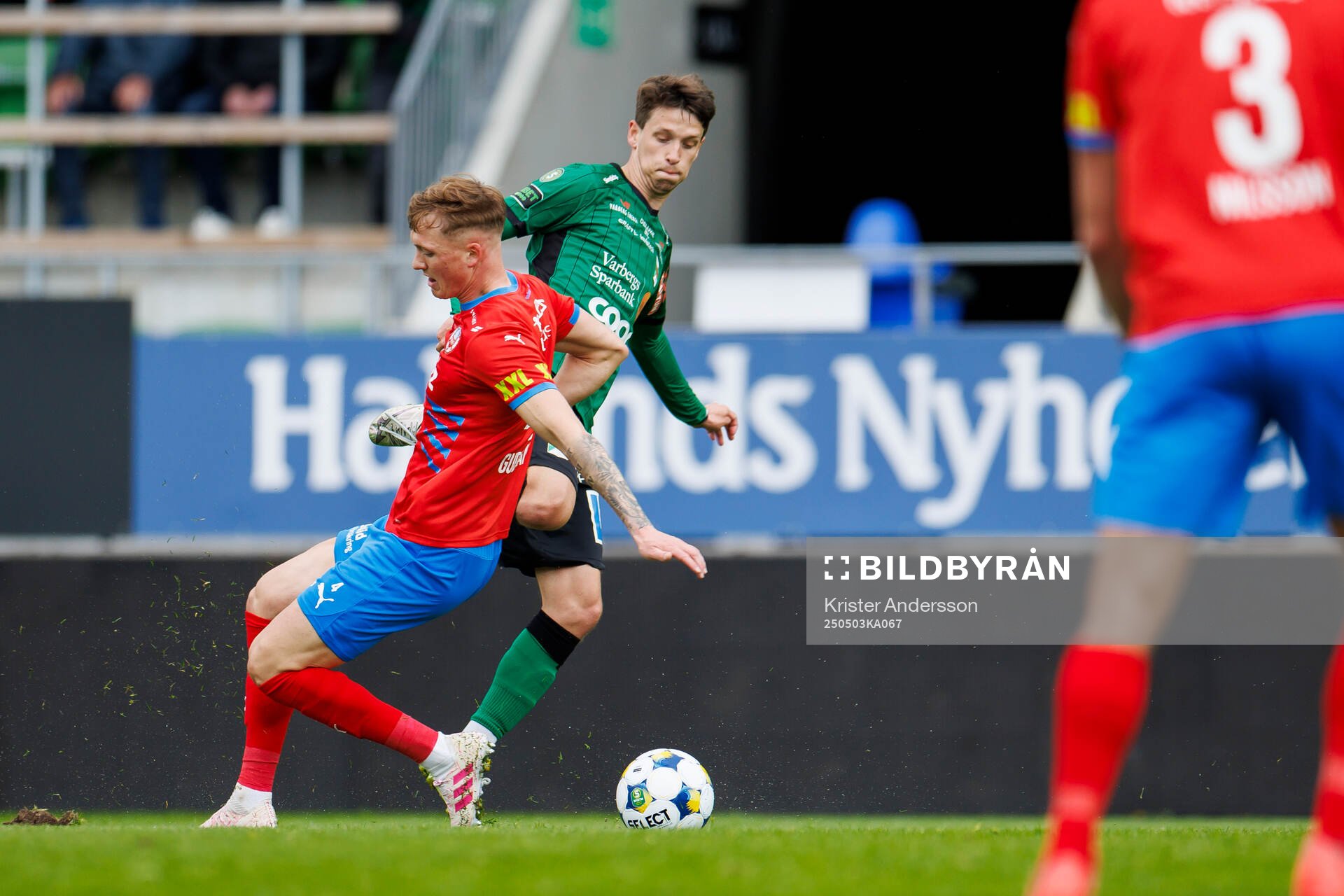 Helsingborgs Marcus Gudmann och Varbergs Olle Edlund