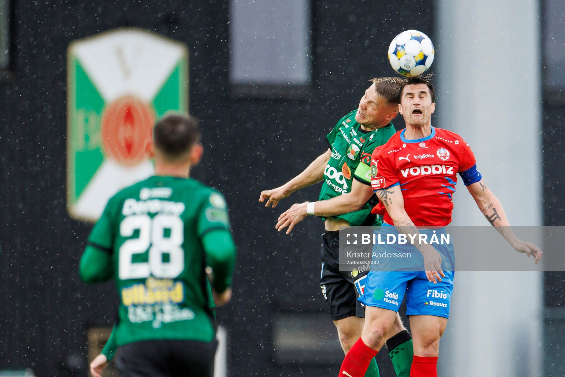 Varbergs Gustav Broman och Helsingborgs Jon Birkfeldt