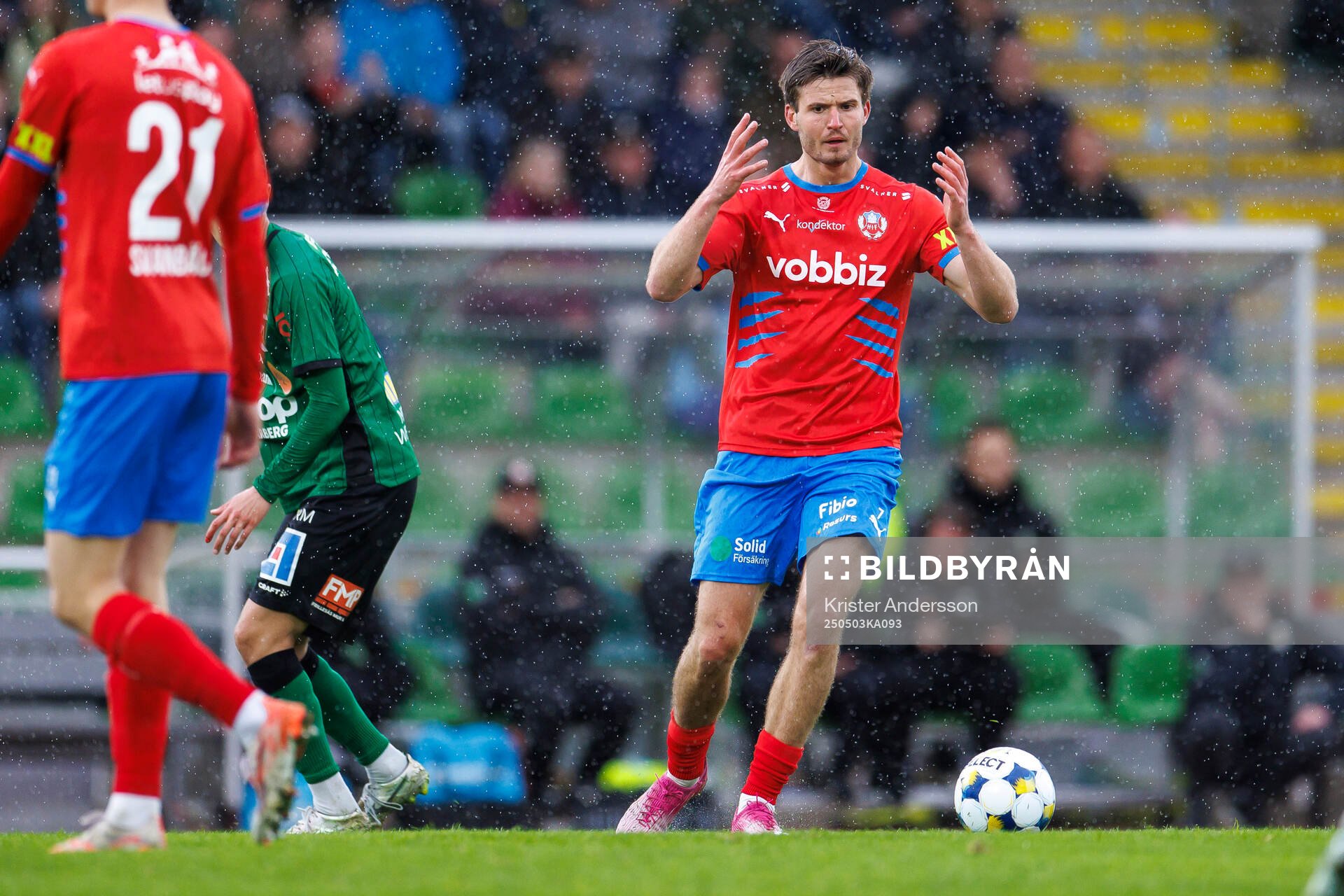 Helsingborgs Wilhelm Loeper reagerar