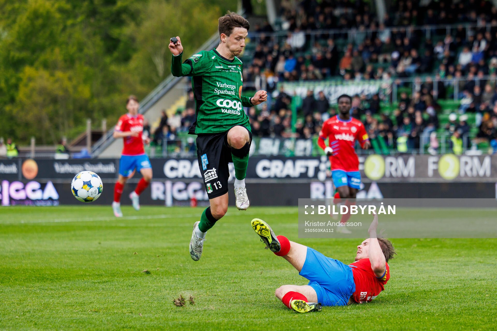 Varbergs Olle Edlund och Helsingborgs Simon Bengtsson