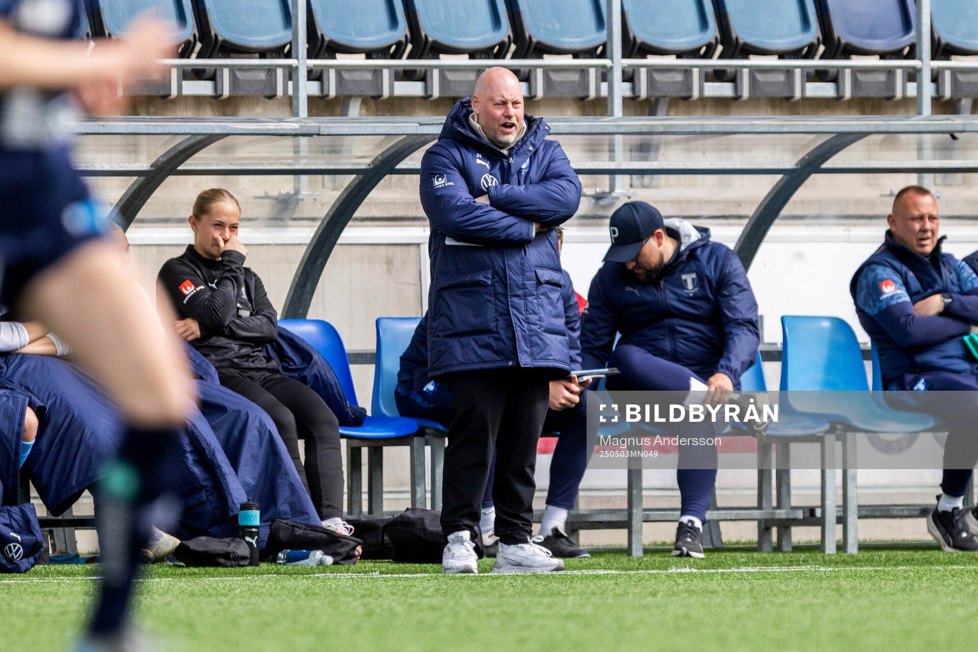 Malmö FFs tränare Jonas Valfridsson