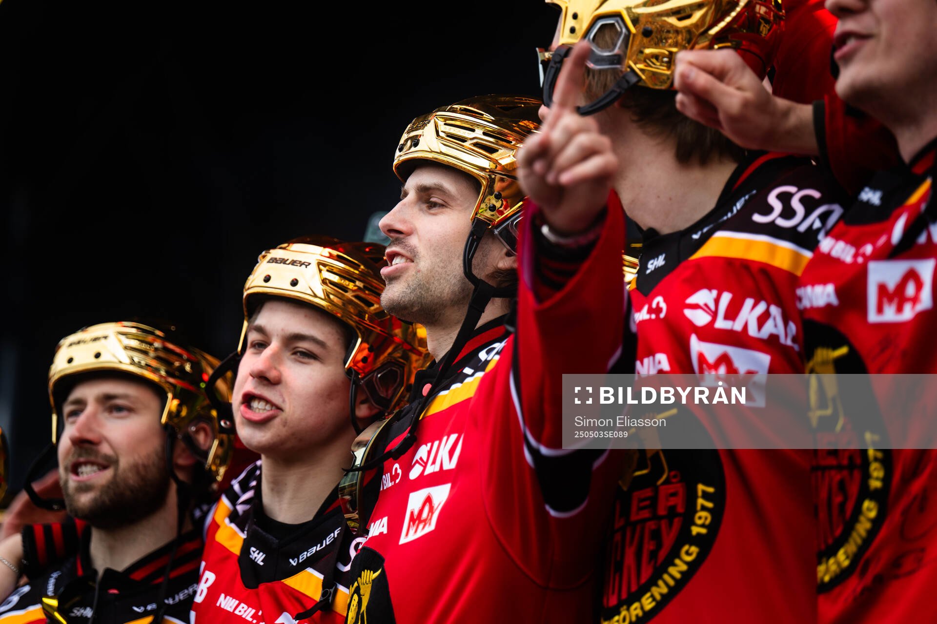 Luleås Isac Hedqvist och Mathias Bromé