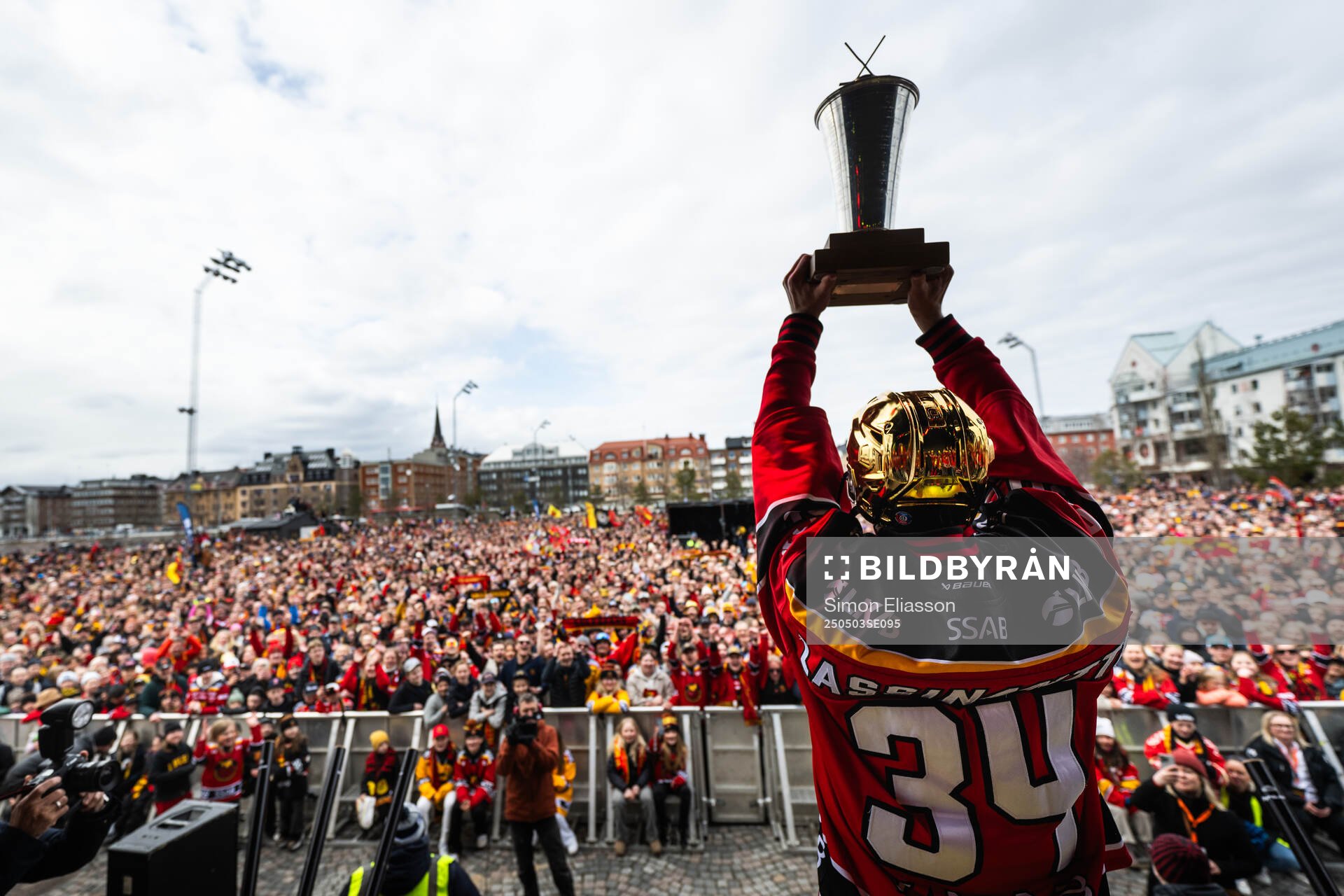Luleås målvakt Joel Lassinantti
