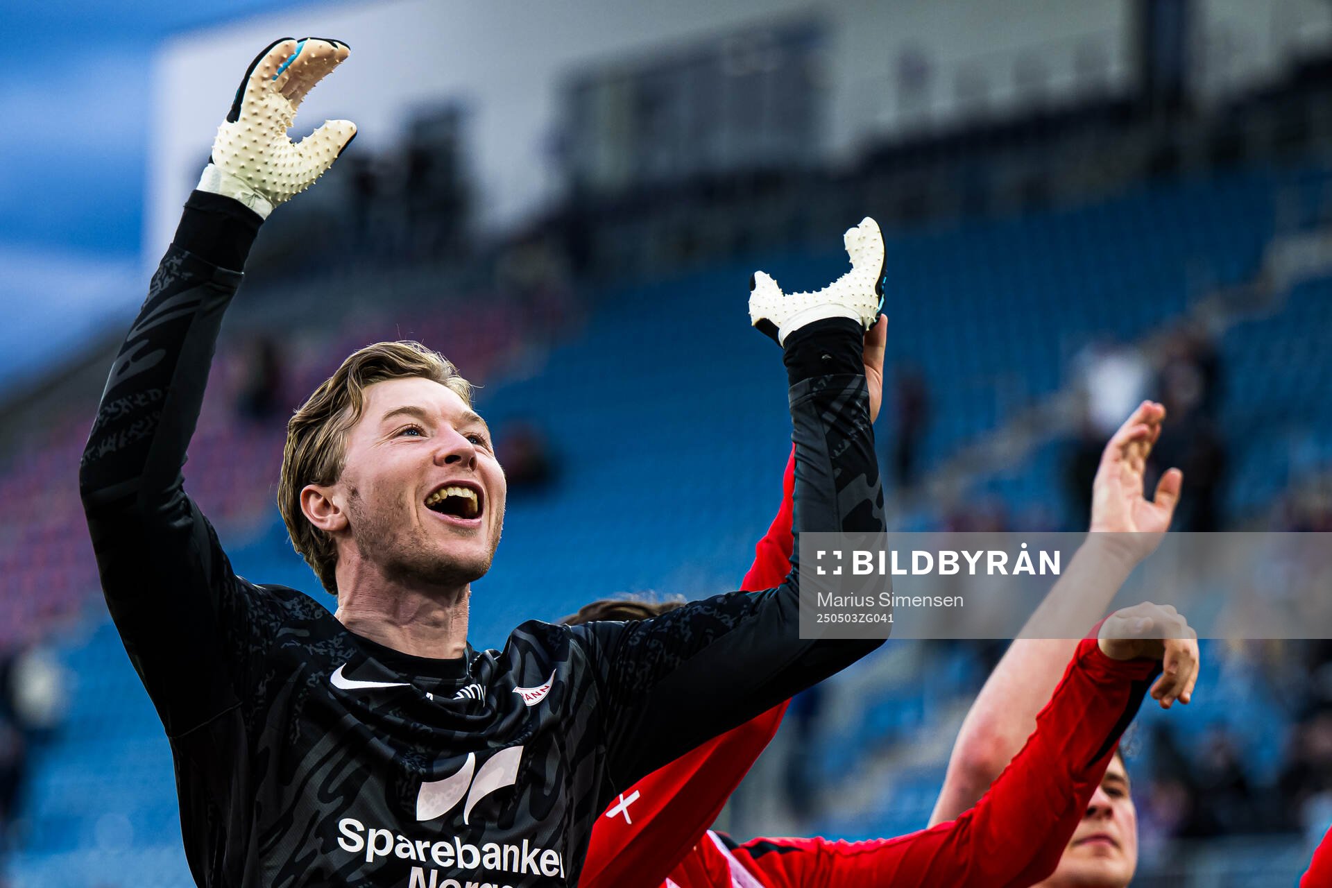 Mathias Dyngeland of Brann after the Eliteserien match between Rosenborg and Molde on May 3, 2025 in Oslo. 