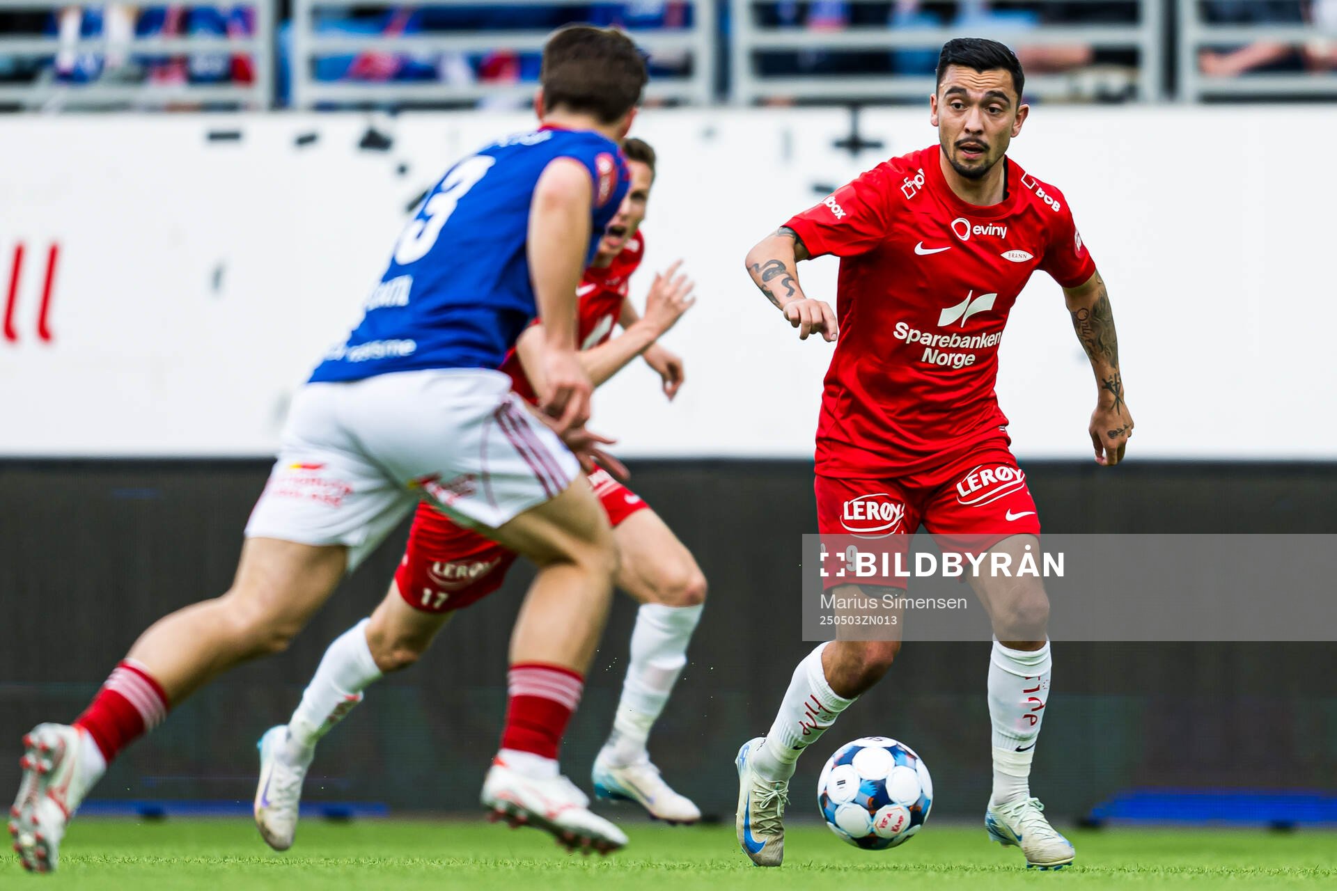 Niklas Castro of Brann during the Eliteserien match between Vålerenga and Brann on May 3, 2025 in Oslo. 
