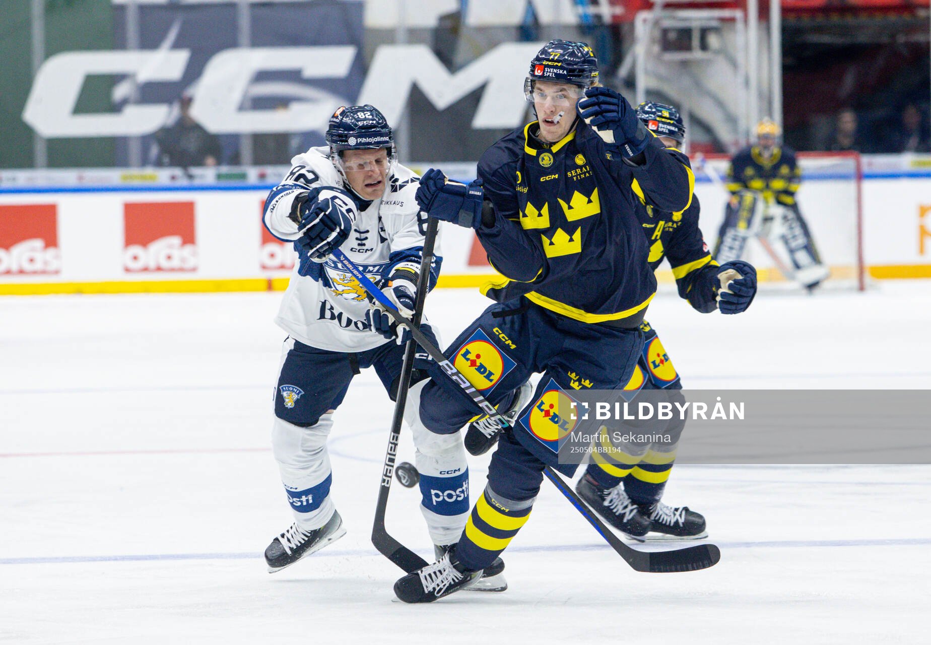 Harri Pesonen of Finland and  Simon Edvinsson of Sweden