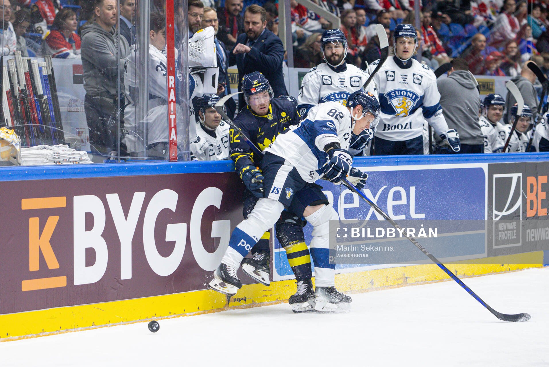 Jesper Frödén of Sweden and Harri Pesonen of Finland
