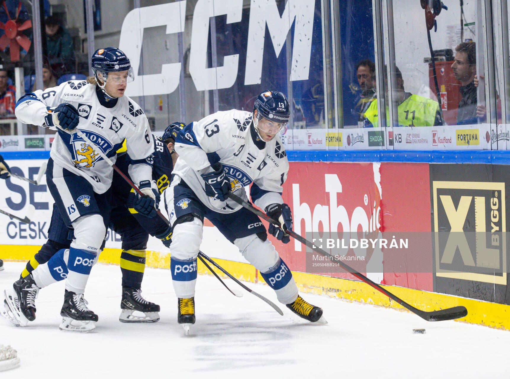 Tony Sund and Mikael Ruohomaa of Finland