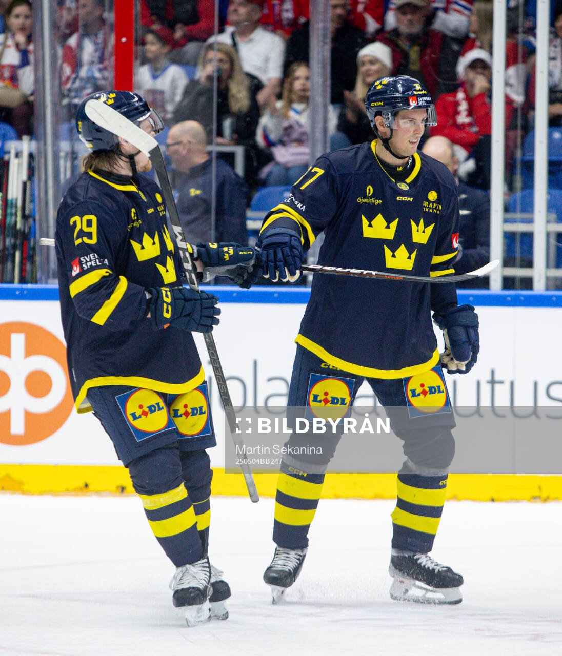 Oskar Steen and Isac Lundeström of Sweden