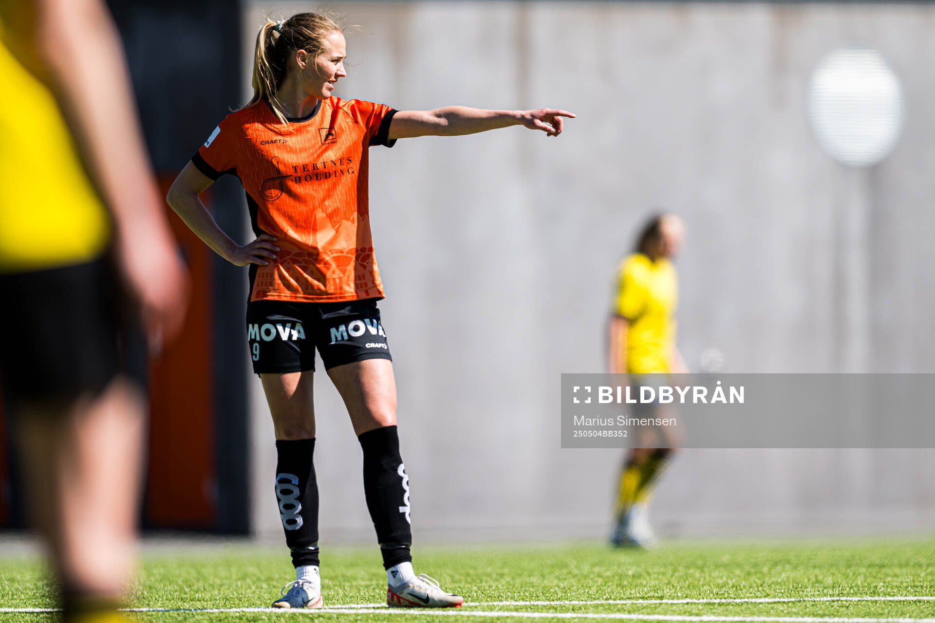 Marie Myhrvold Seim of Åsane during the 1. division football match between Åsane and Start on May 4, 2025 in Bergen.