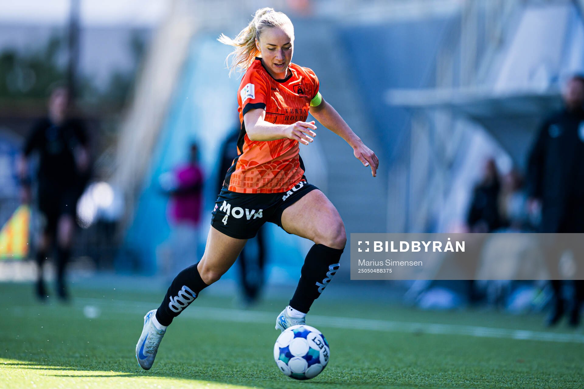 Milena Kokosz of Åsane during the 1. division football match between Åsane and Start on May 4, 2025 in Bergen.