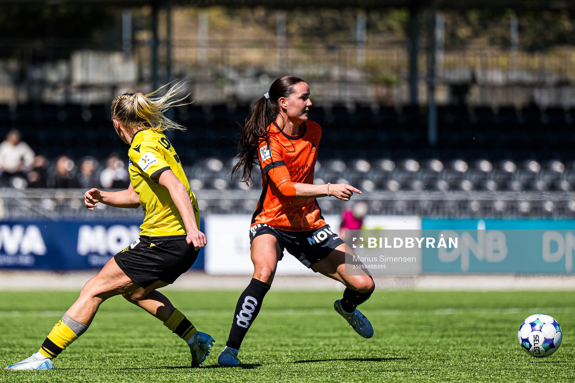 Dina Fosso Dale of Åsane during the 1. division football match between Åsane and Start on May 4, 2025 in Bergen.