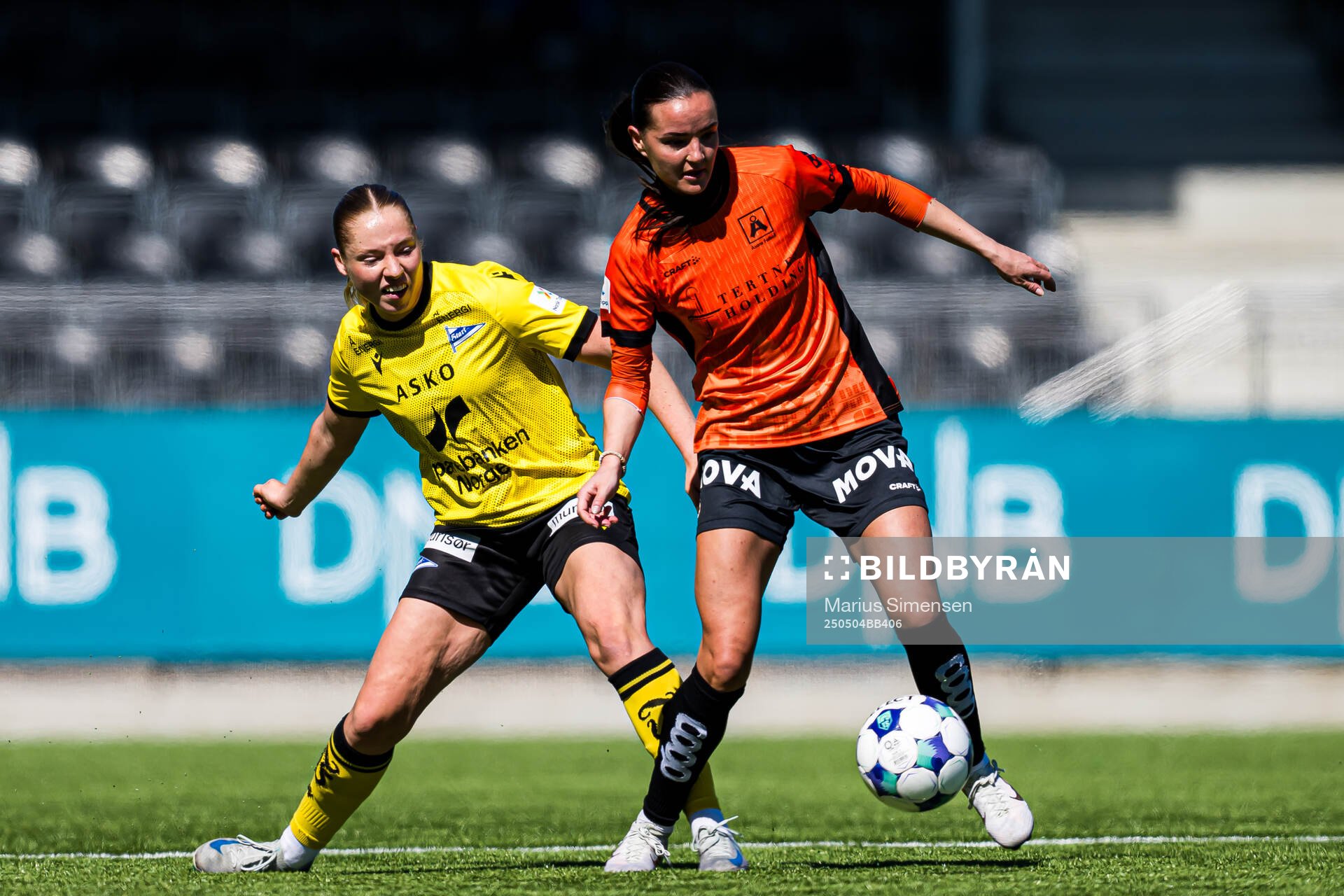 Dina Fosso Dale of Åsane during the 1. division football match between Åsane and Start on May 4, 2025 in Bergen.