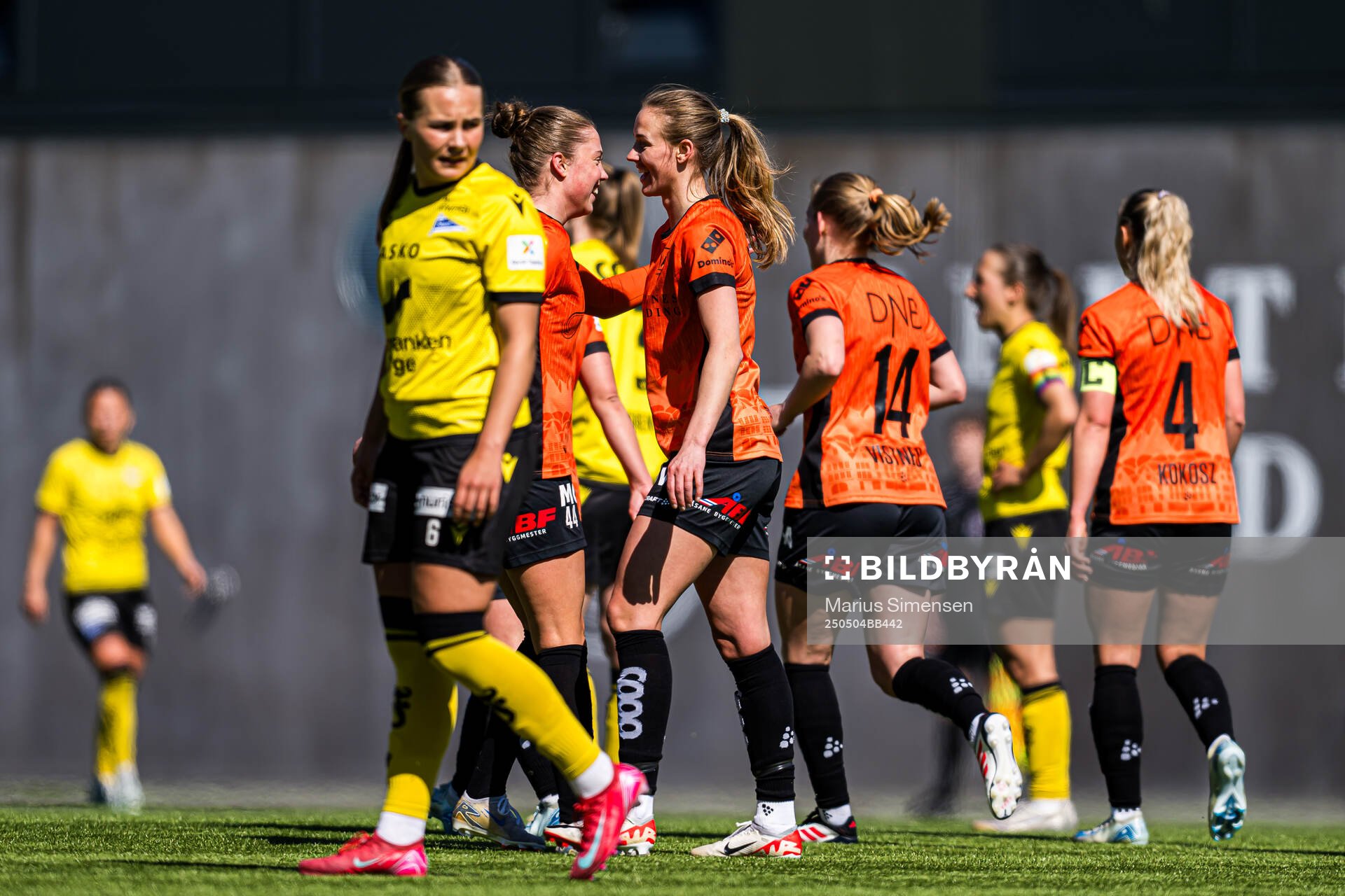 Marie Myhrvold Seim of Åsane celebrates